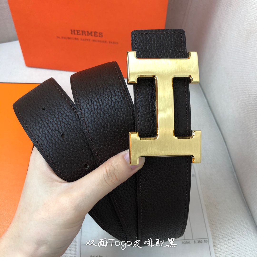 H*ermes Belts Top Quality 3.8CM