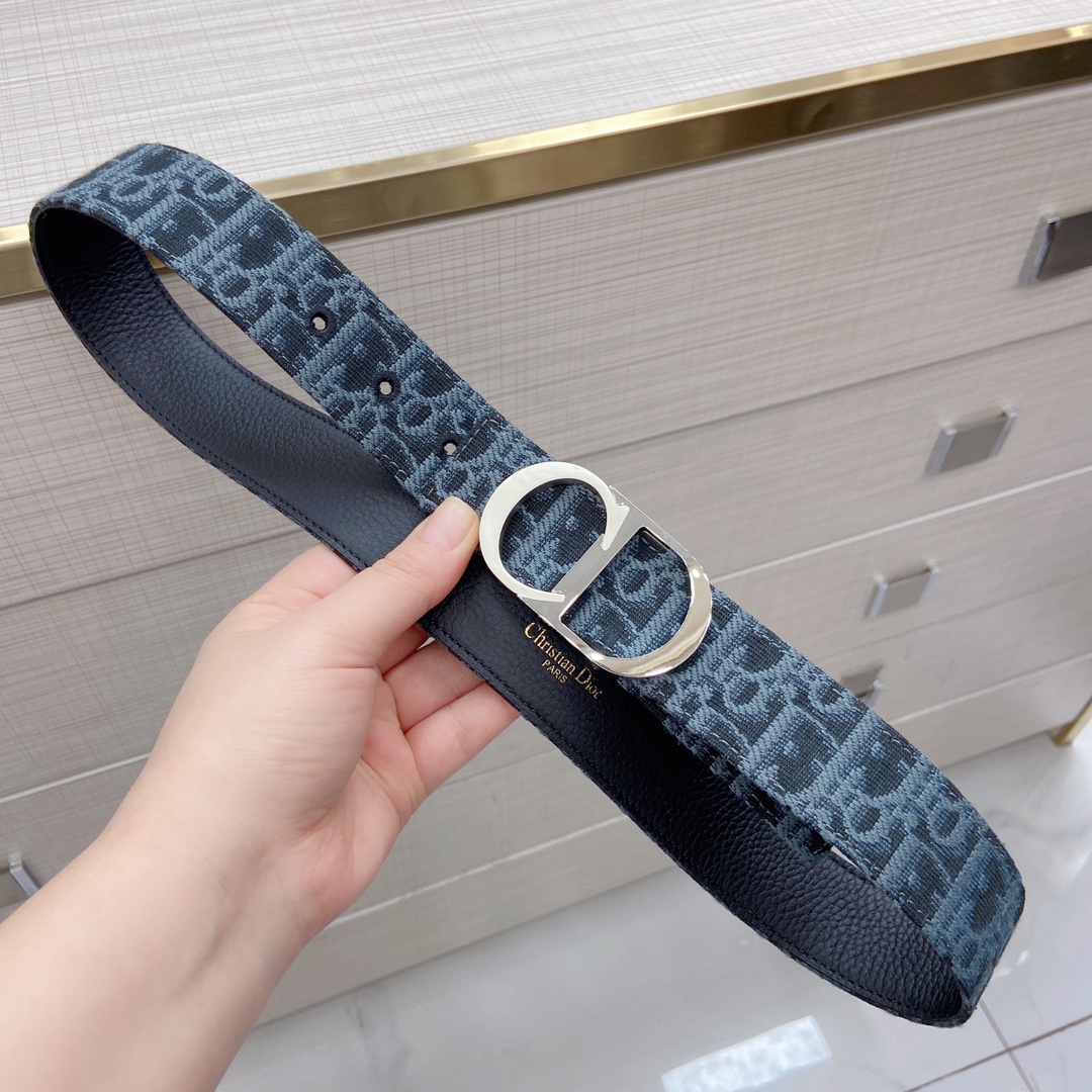 D*ior Belts Top Quality 34MM