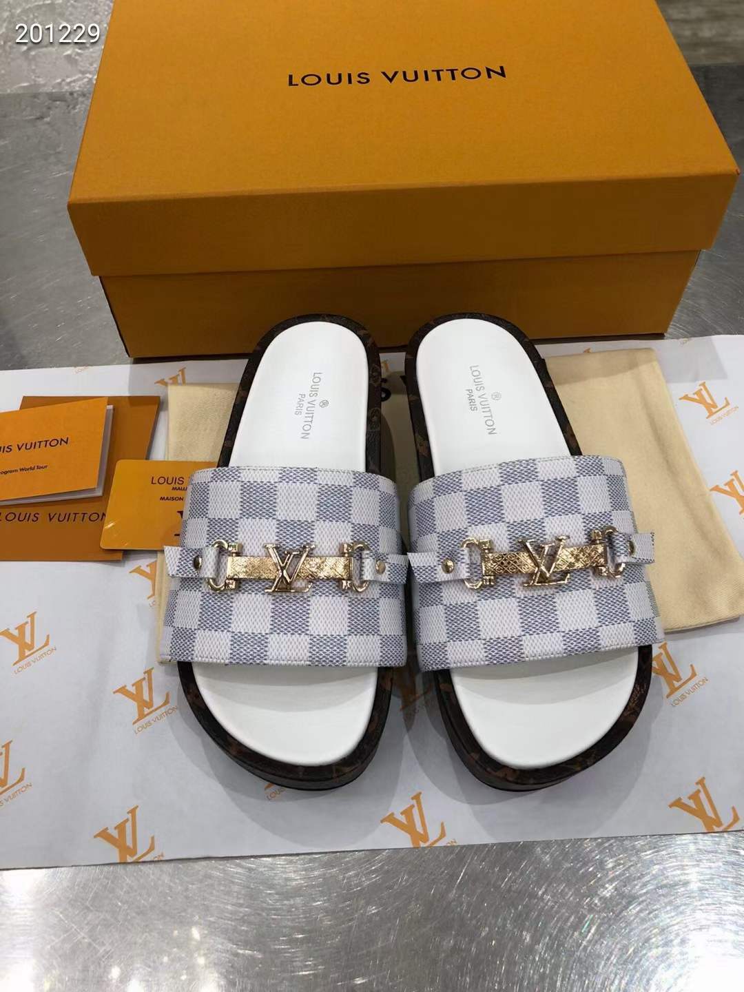 Women L*ouis V*uitton Top Sandals