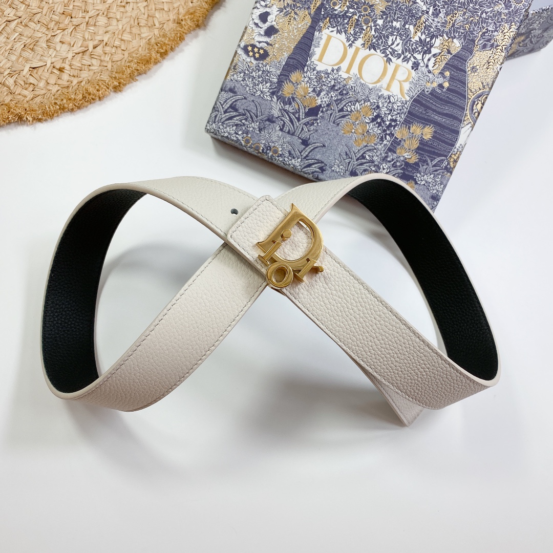 D*ior Belts Top Quality 34MM