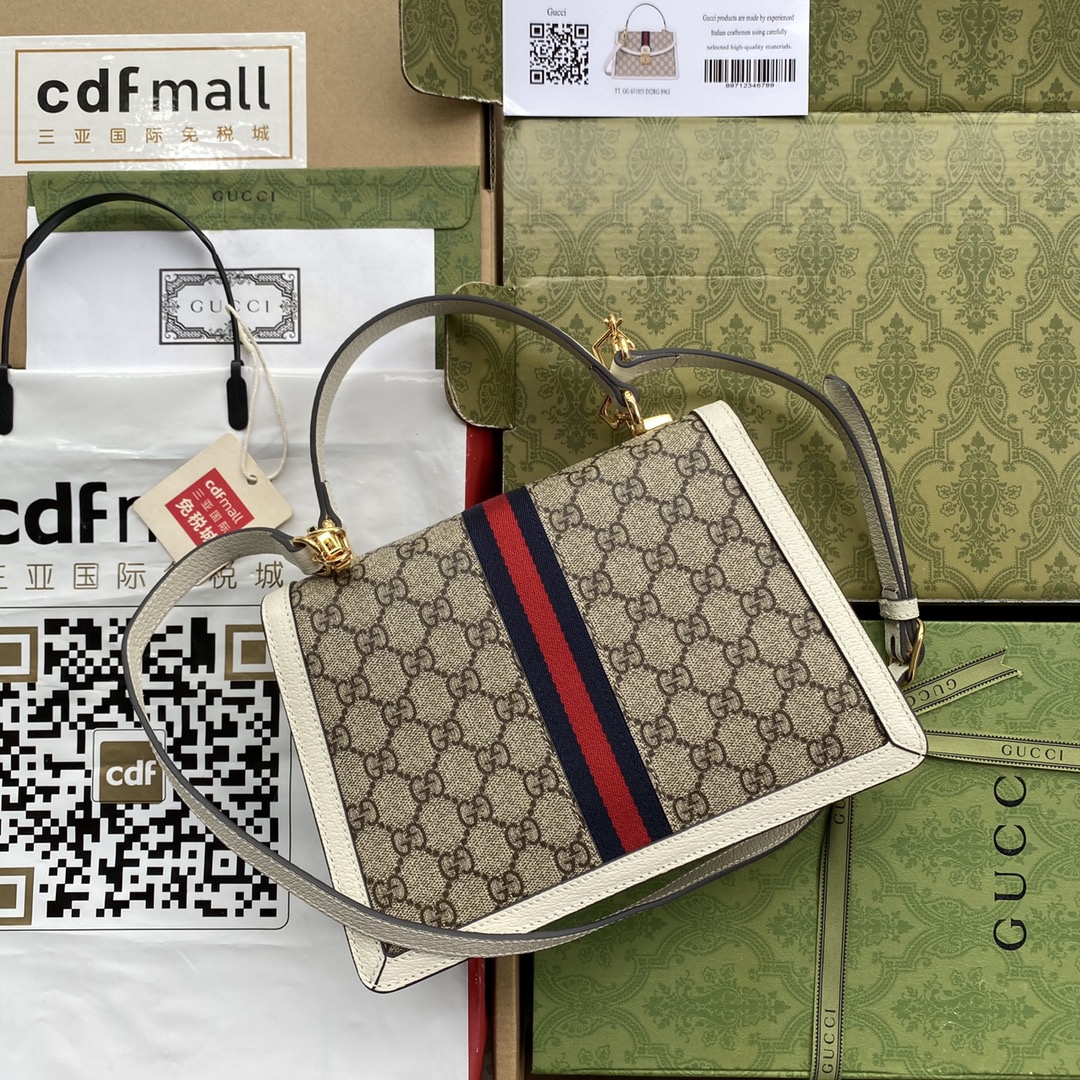 G*ucci Bag Top Quality 25*17.5*7CM