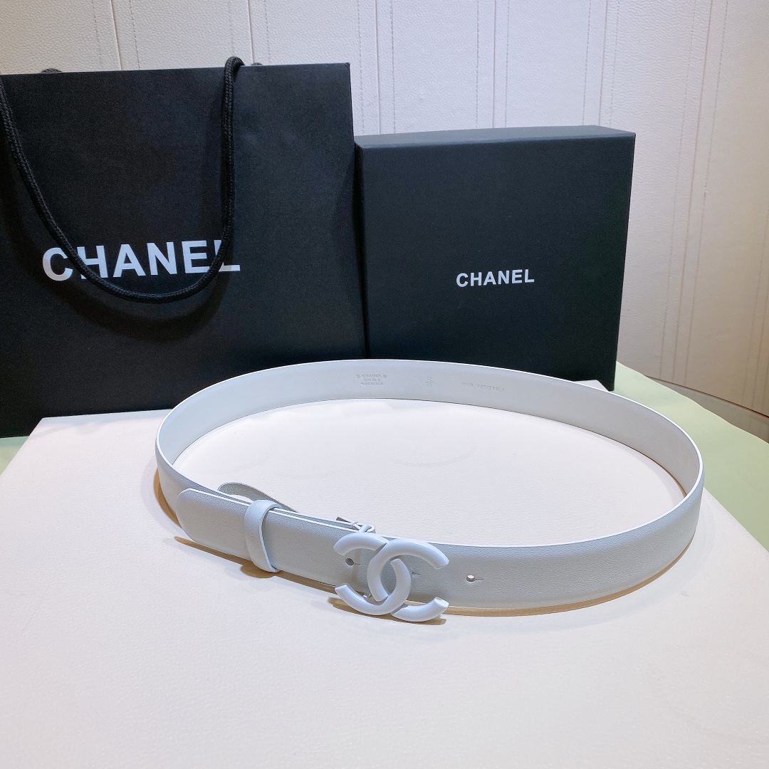 C*hanel Belts Top Quality 30MM