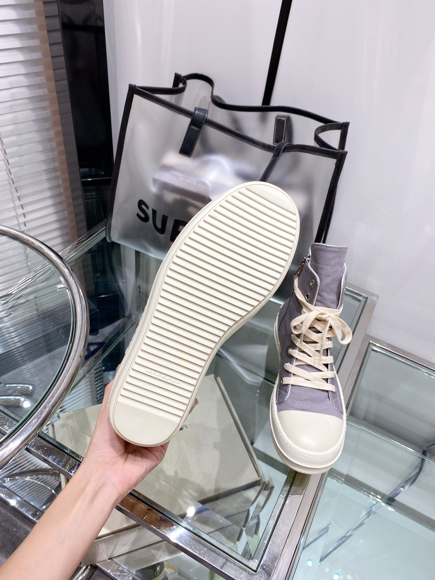 Men Women R*ick O*wens Top Sneaker