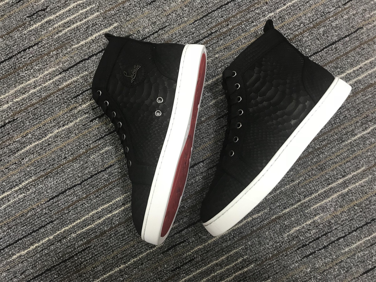 C*ristian L*uboutin Python Sneaker