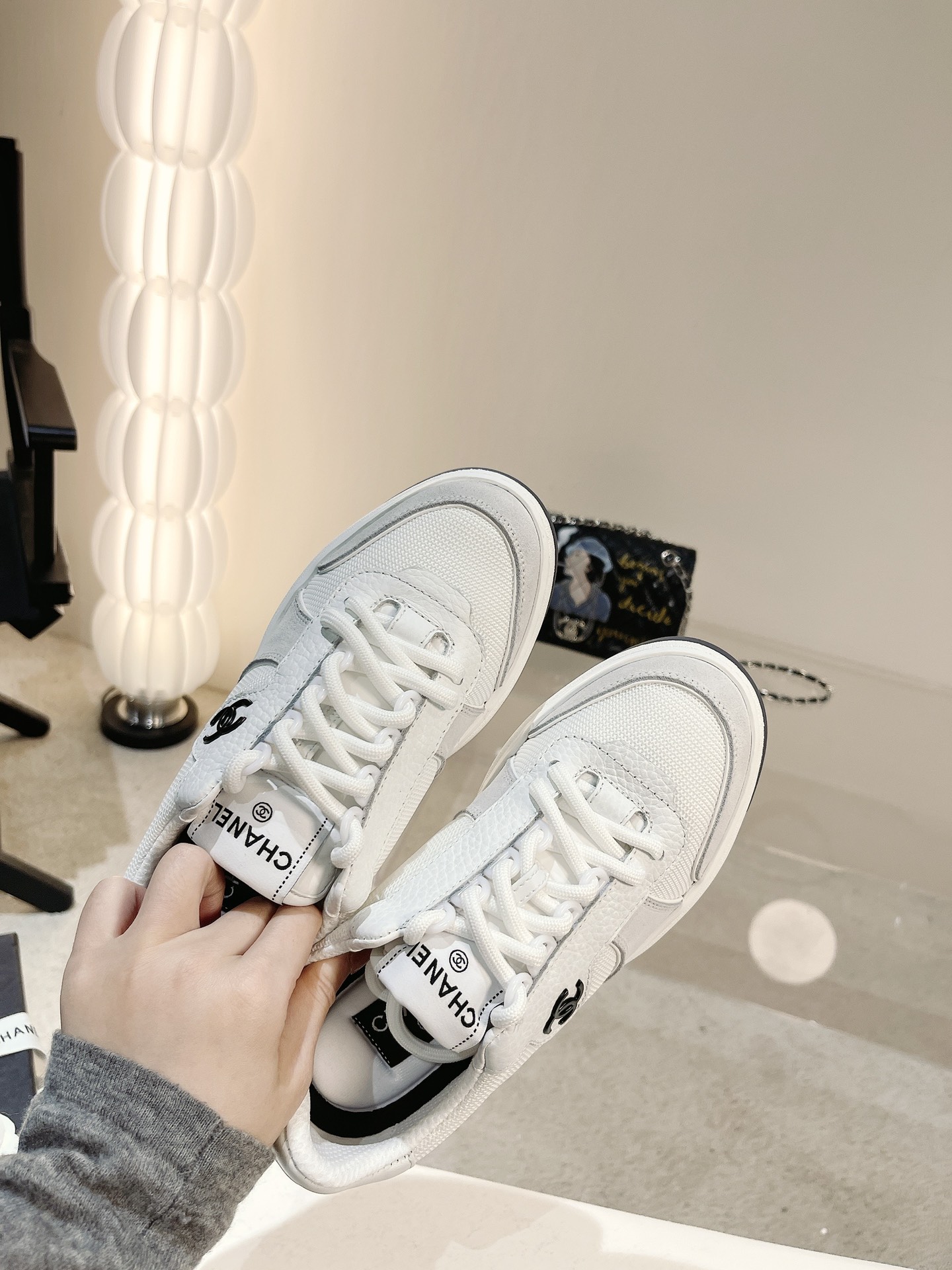 Women C*hanel Top Sneaker