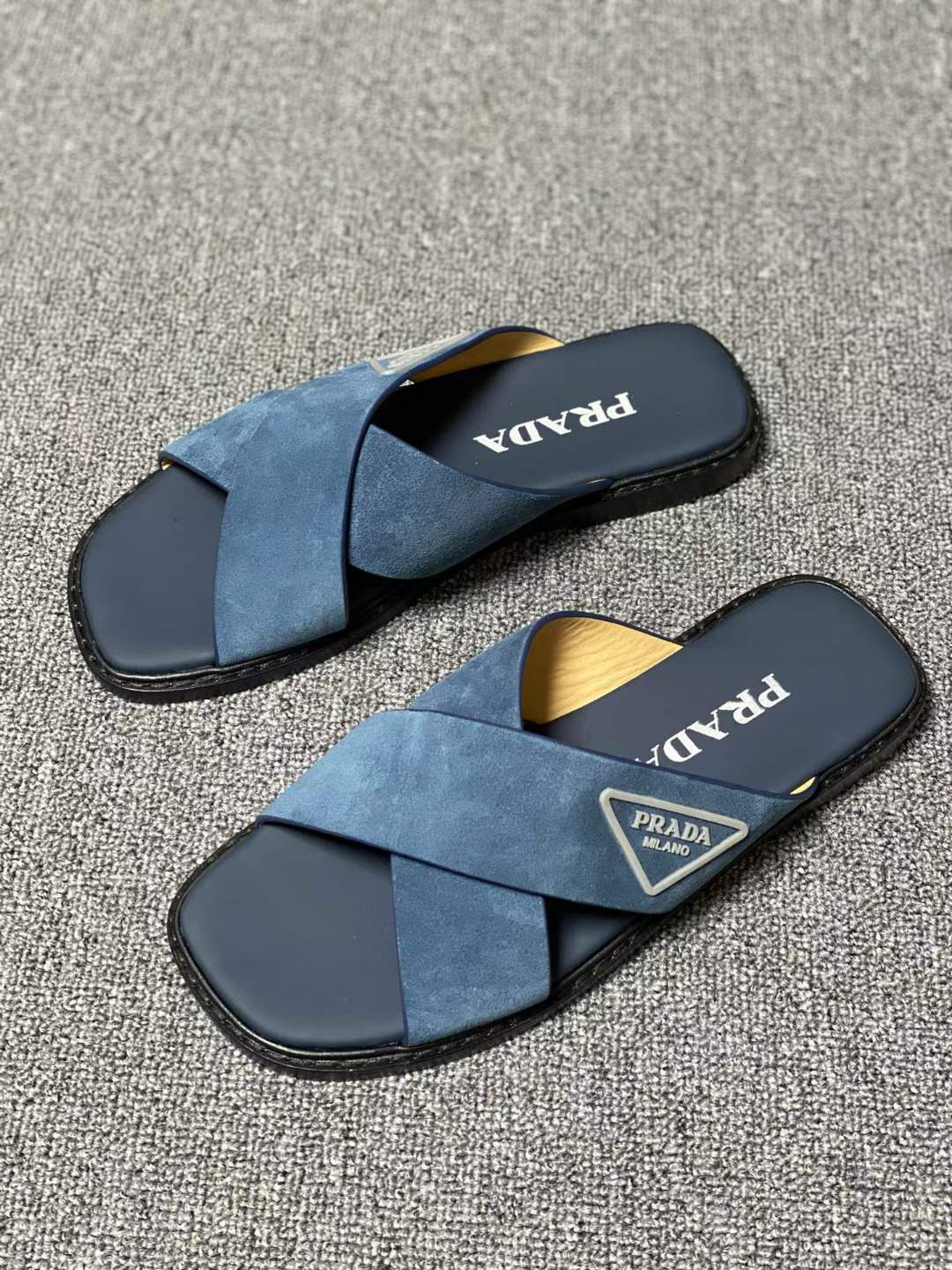 Men P*rada Top Sandals