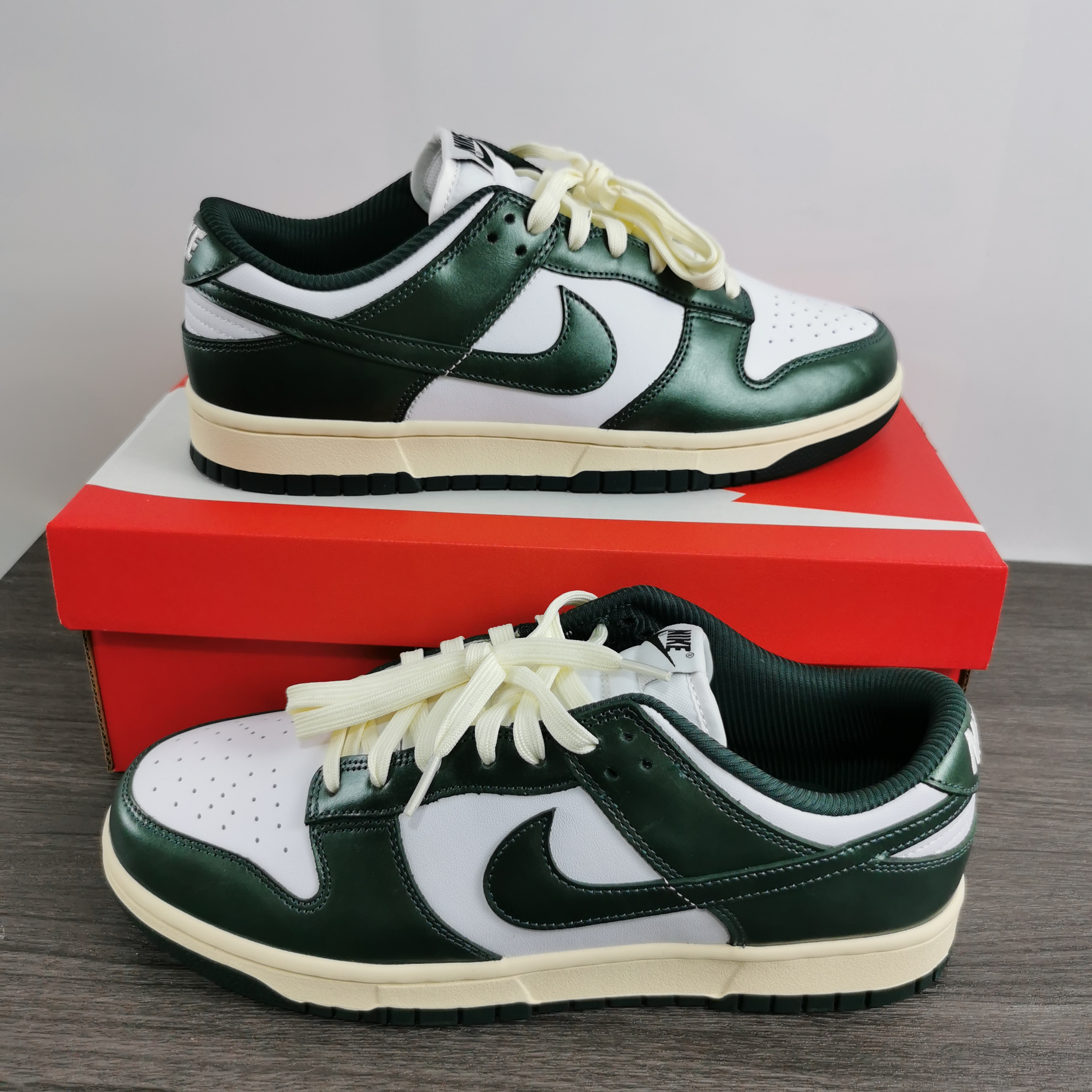 from NIKE DUNK LOW Vintage Green DQ8580-100