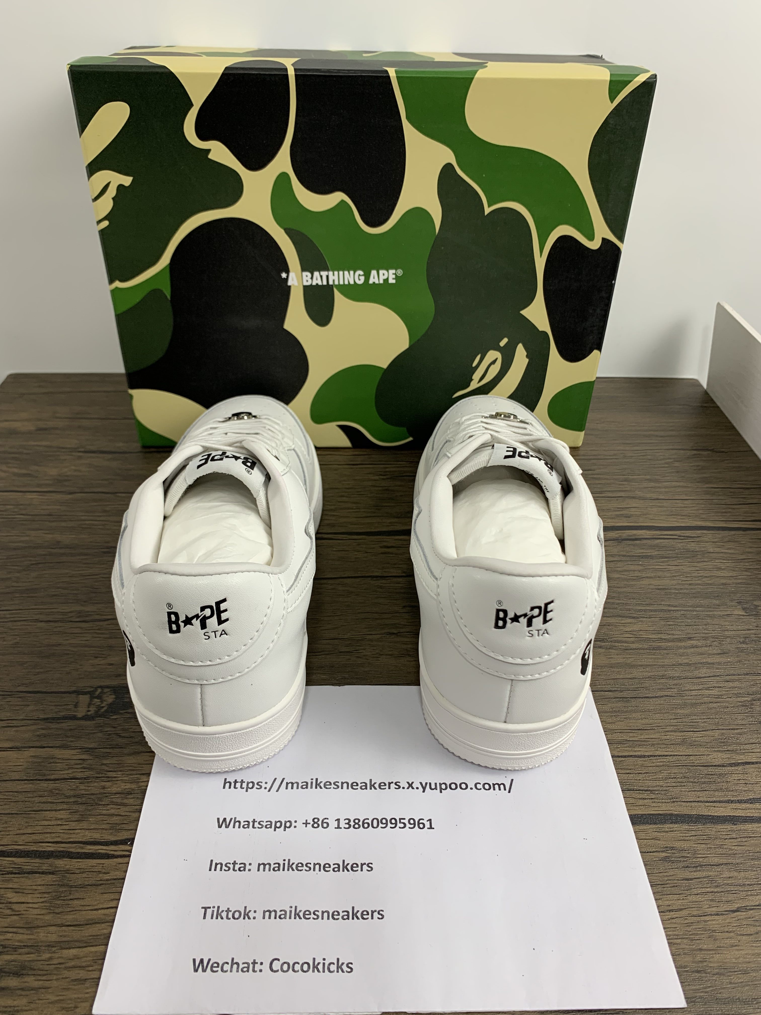 Men Women B*ape Sta To LowTop Sneaker