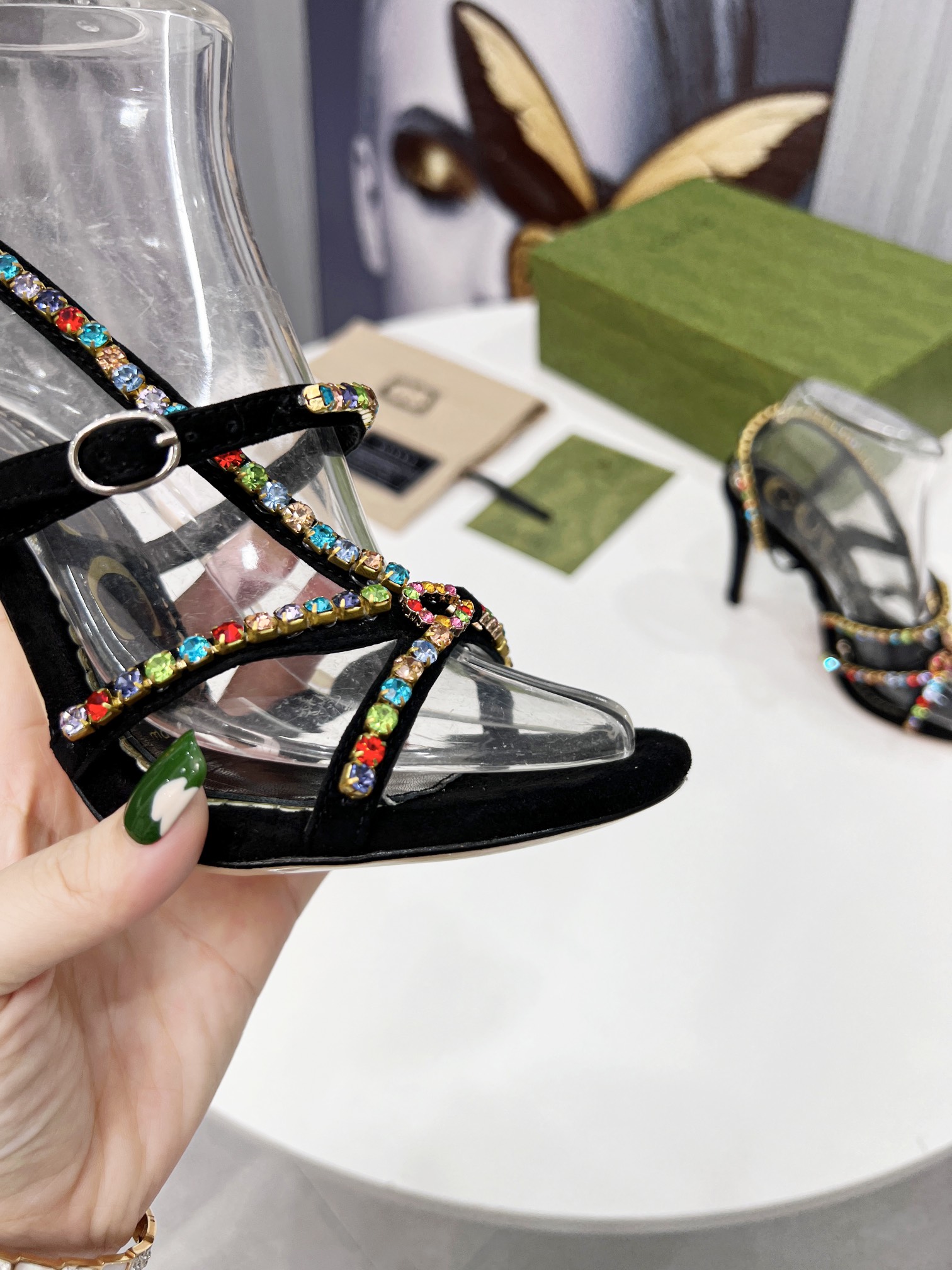 Women G*ucci Top Sandals 10.5CM