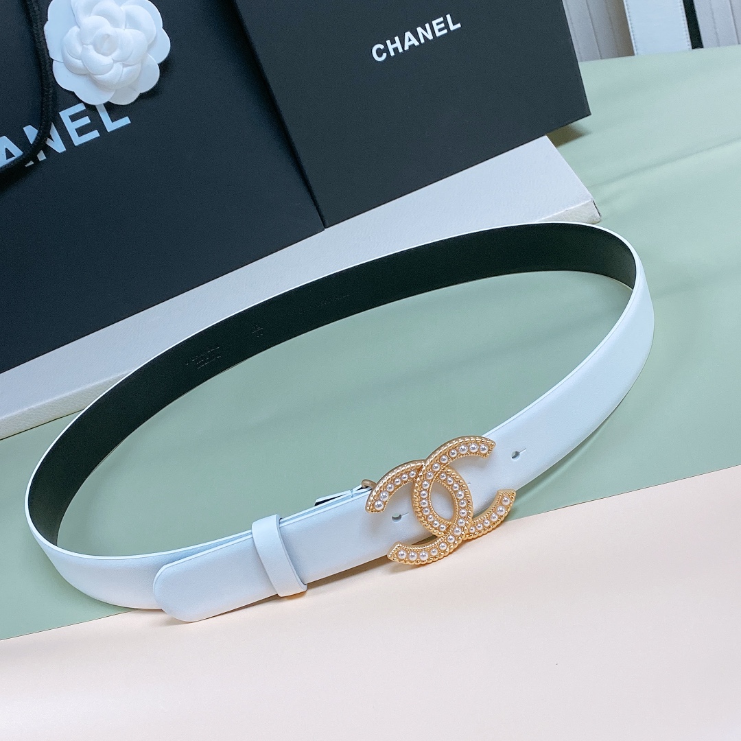 C*hanel Belts Top Quality 30MM