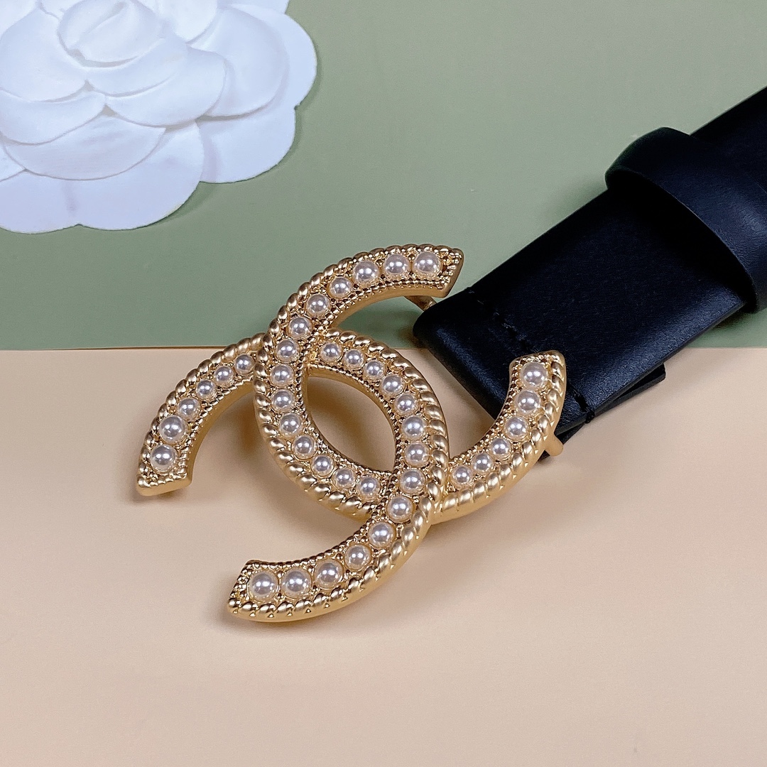 C*hanel Belts Top Quality 30MM