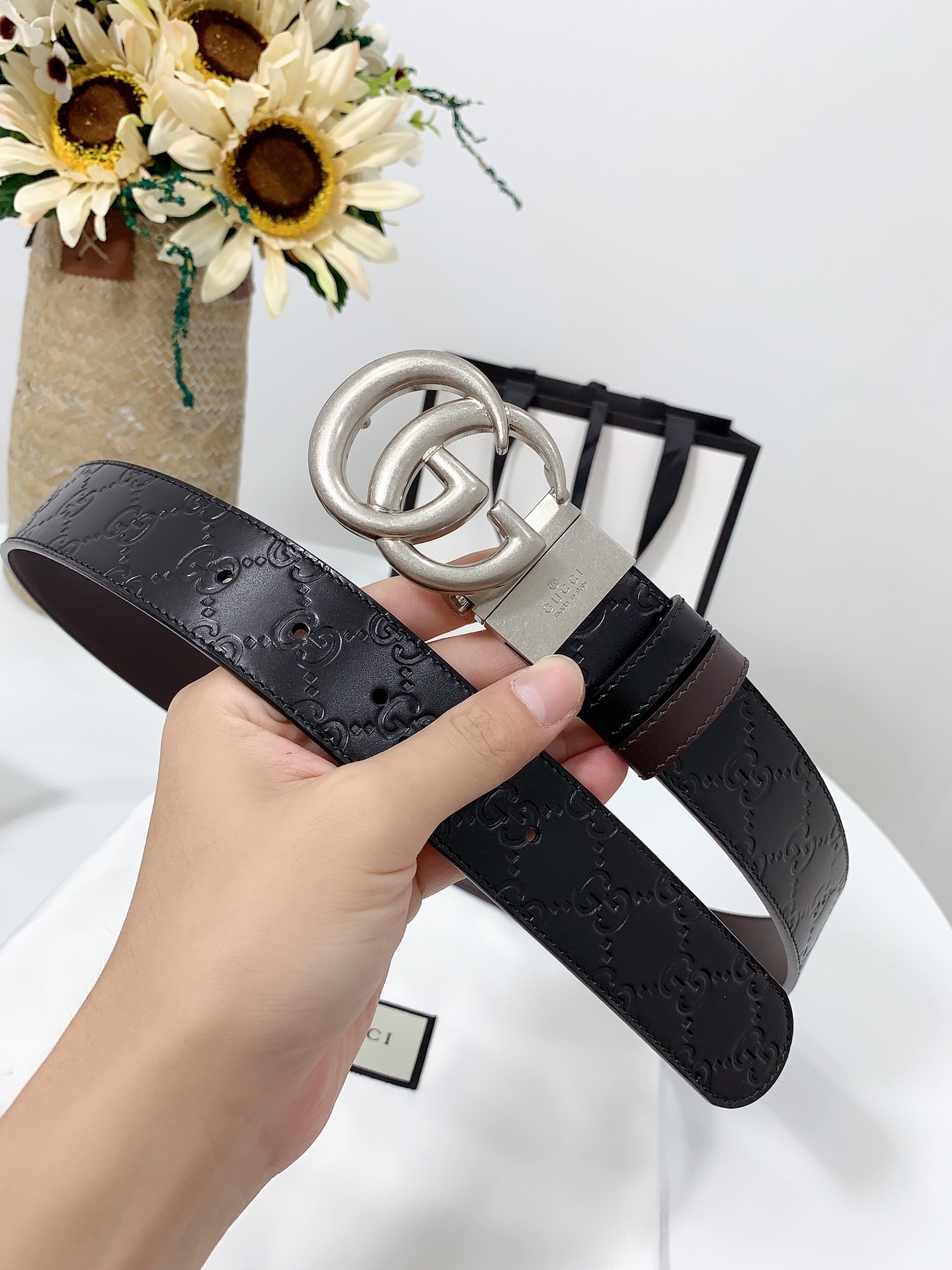 G*ucci Belts Top Quality 37MM