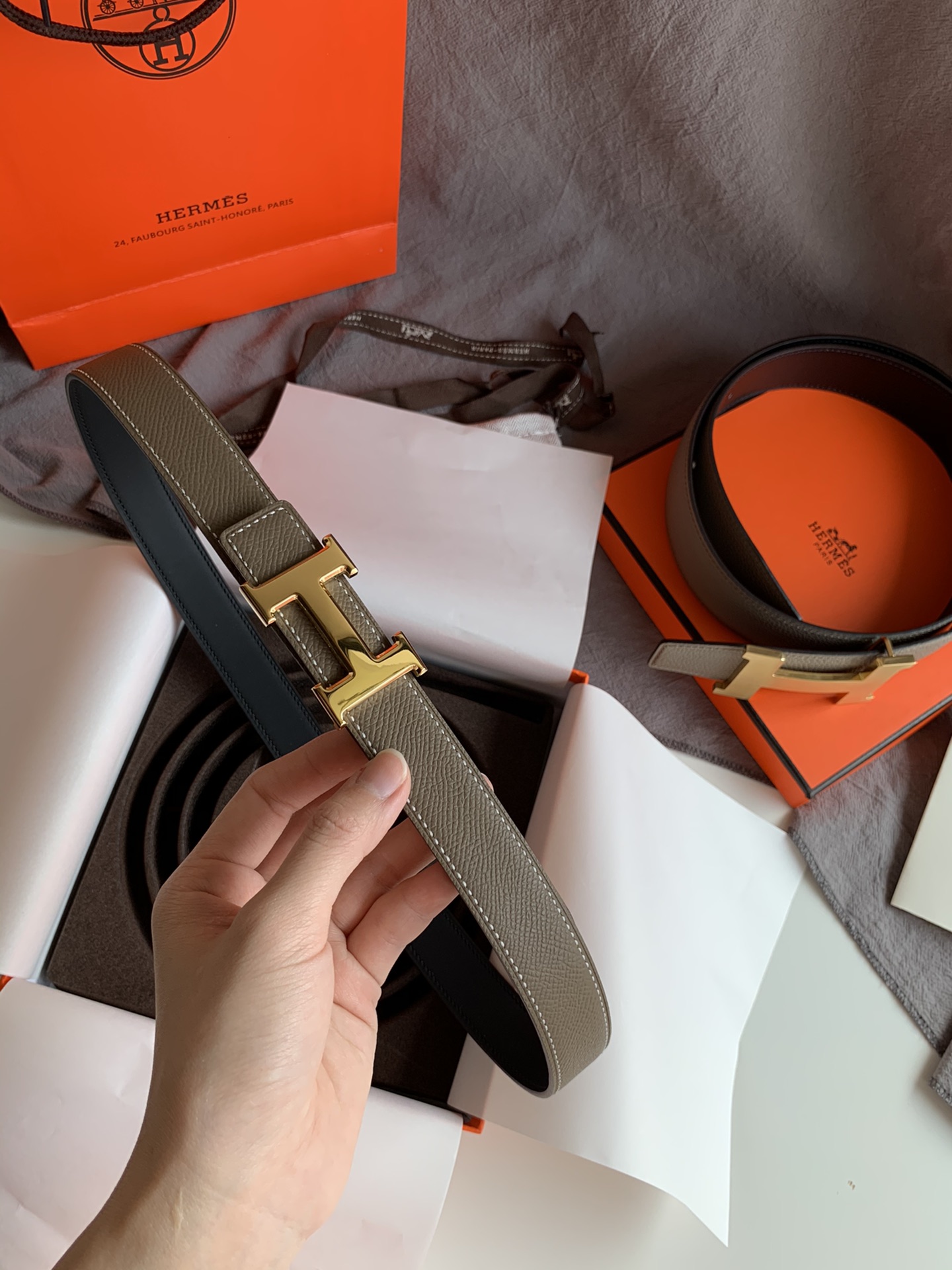 H*ermes Belts Top Quality 24MM