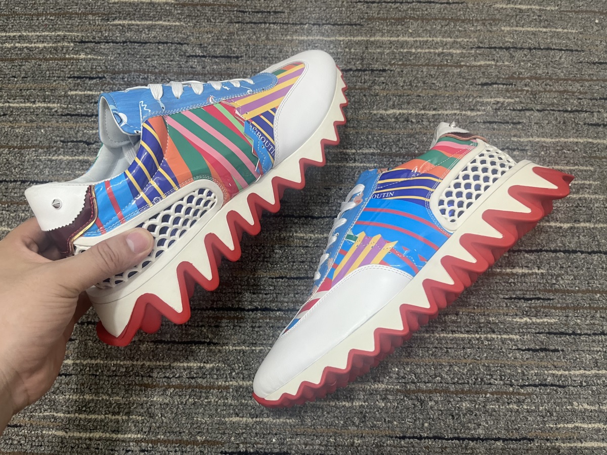 Men Women C*hristian L*ouboutin Top Sneakers