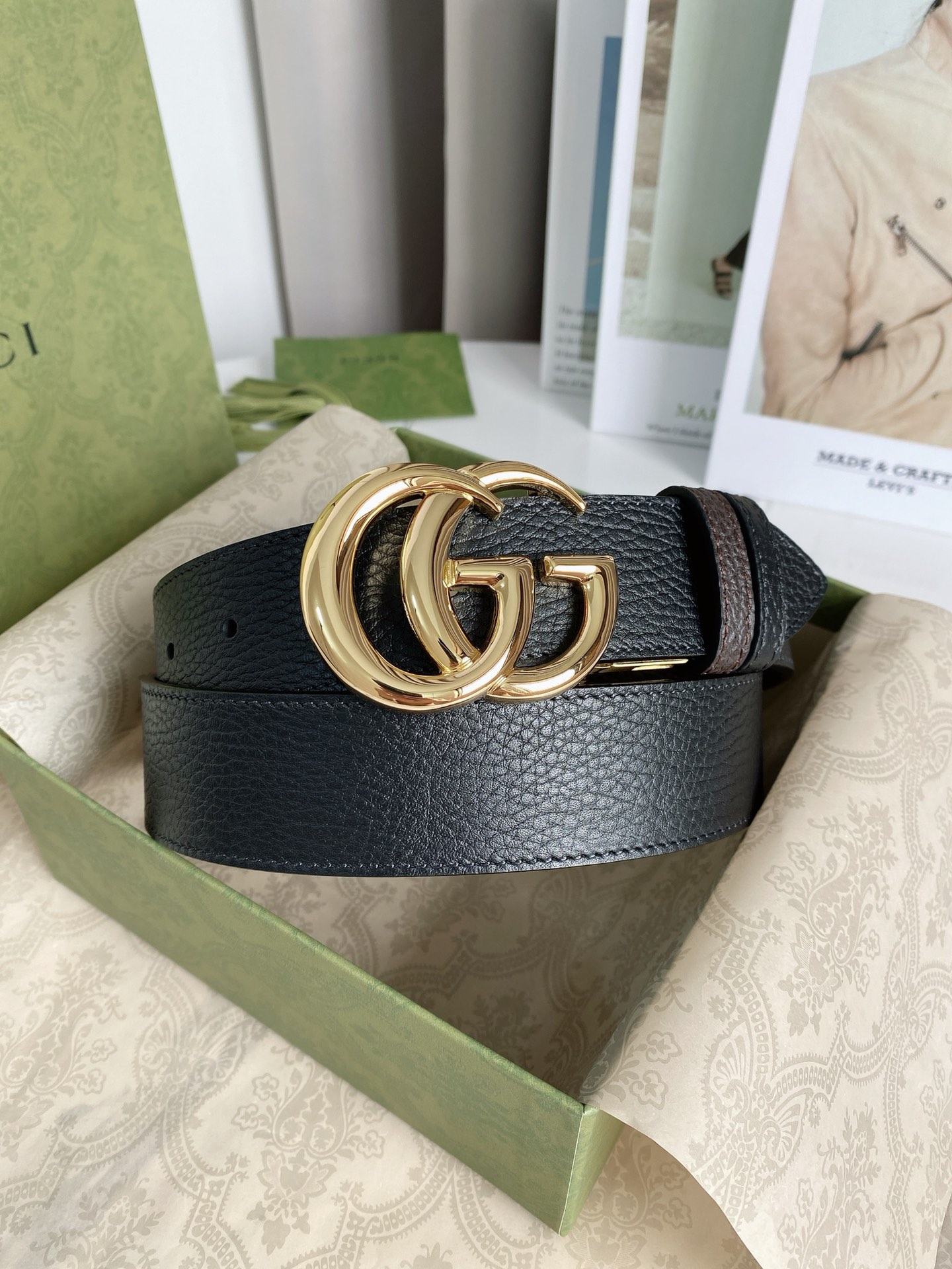 G*ucci Belts Top Quality 38MM