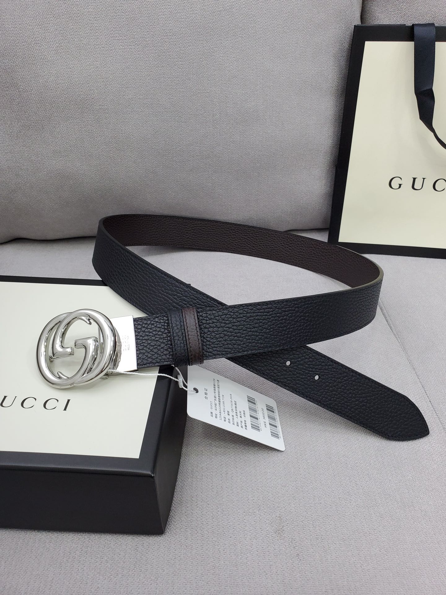 G*ucci Belts Top Quality 38MM