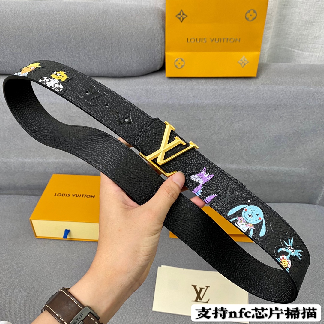 L*ouis V*uitton Belts Top Quality 40MM