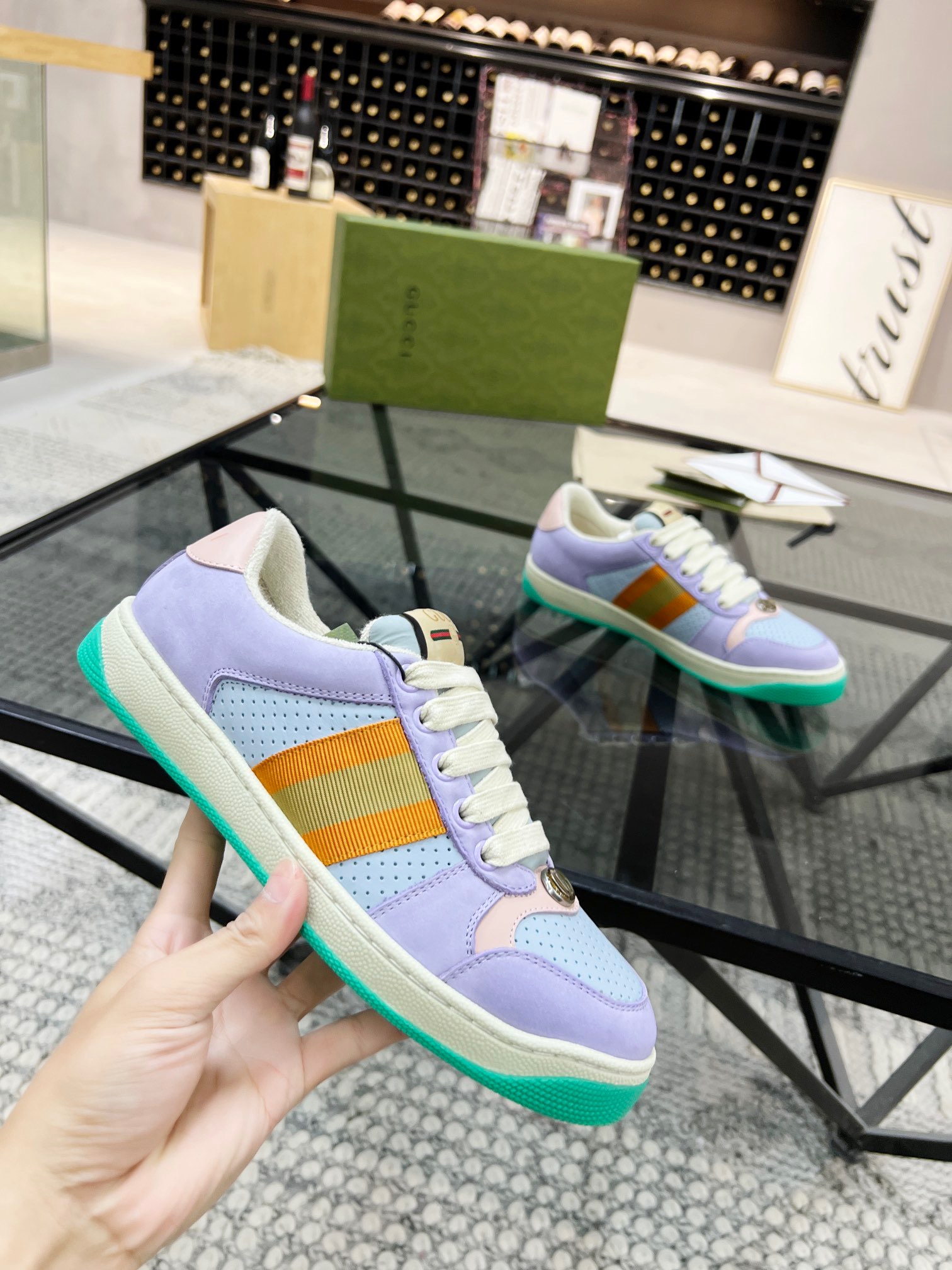Men Women G*ucci Top Sneaker
