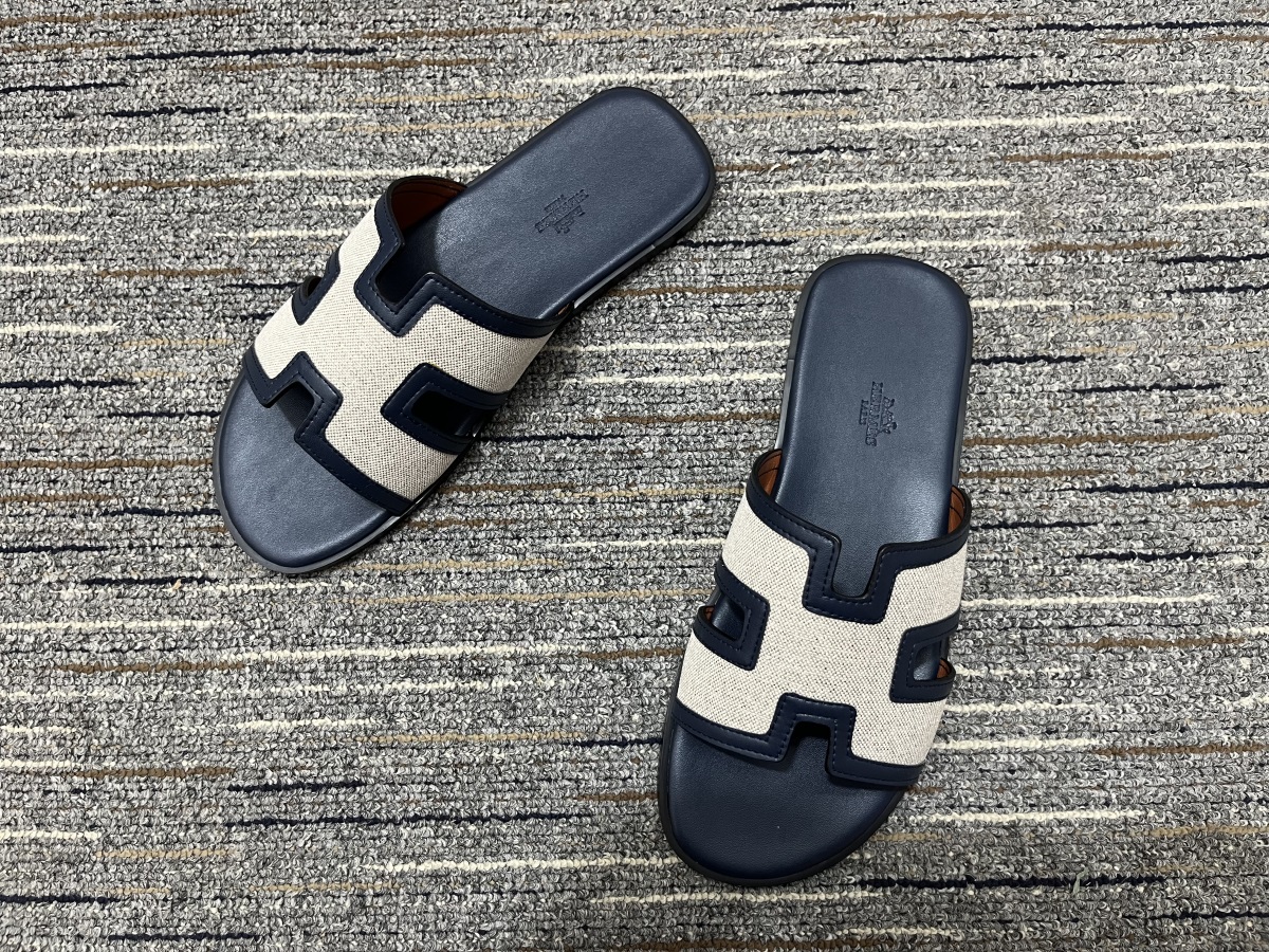 Women H*ermes Top Slippers