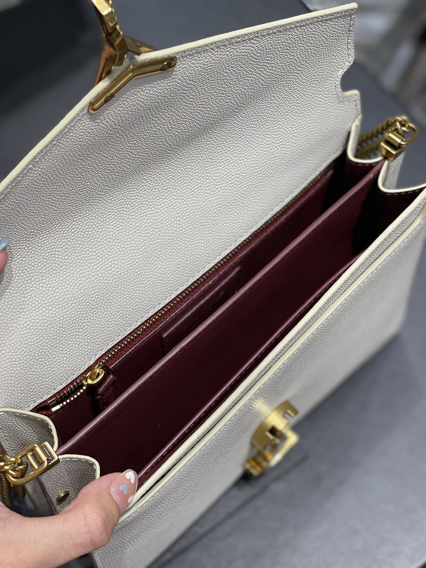 Y*SL Top Bag 22*16.5*5.5cm