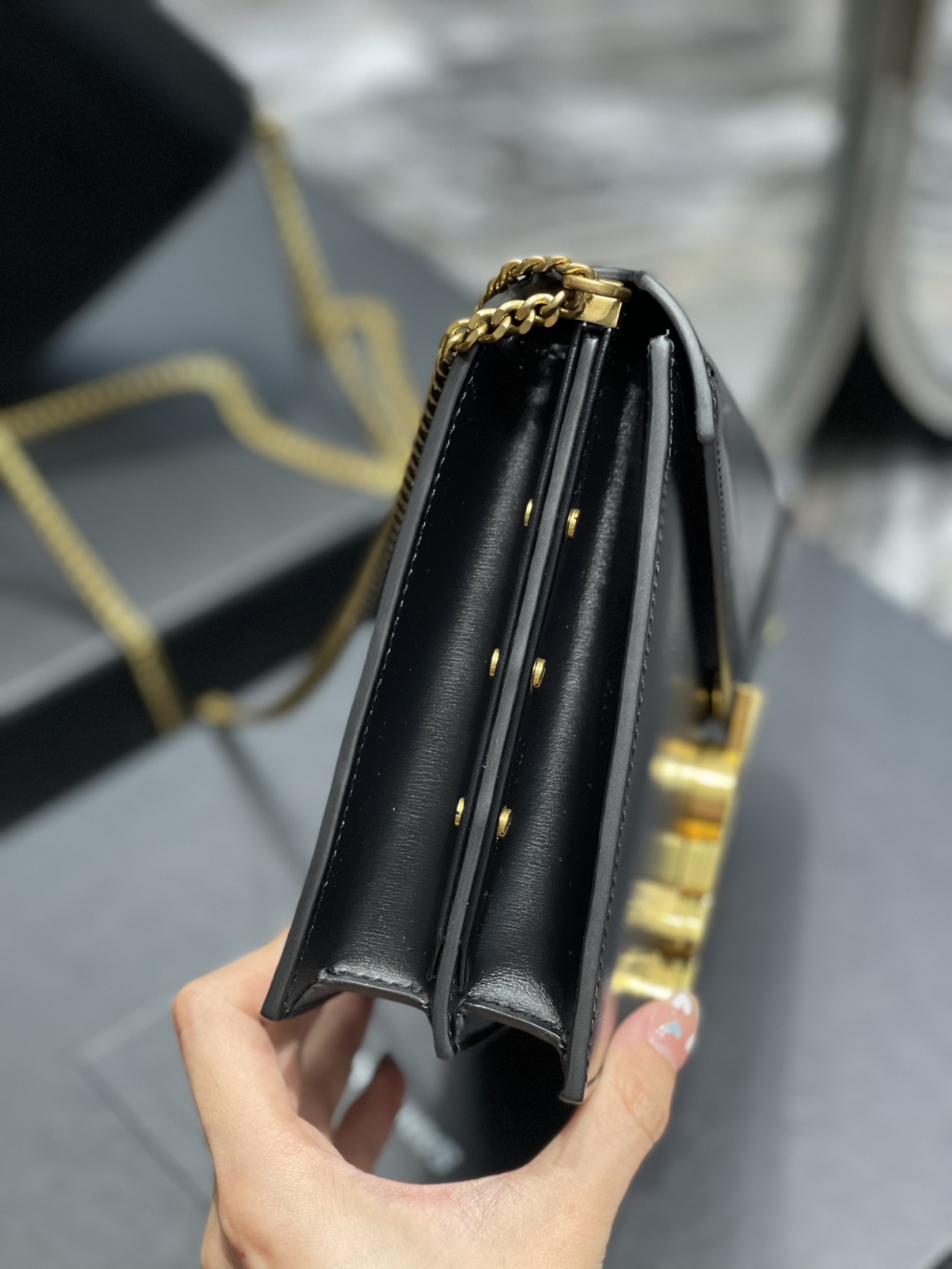 Y*SL Top Bag 22*16.5*5.5cm