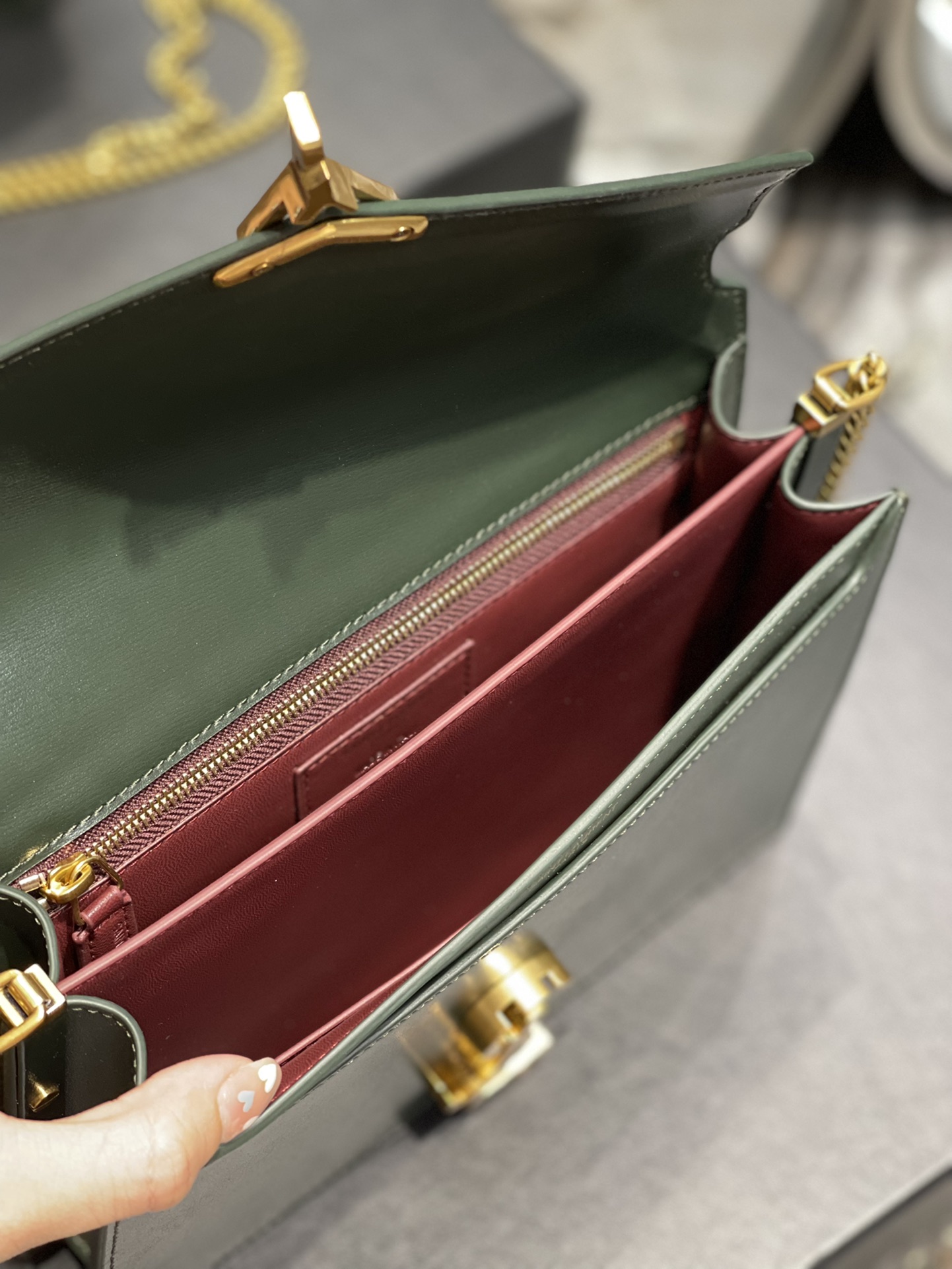 Y*SL Top Bag 22*16.5*5.5cm