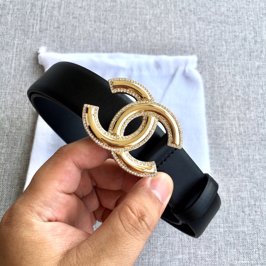 C*hanel Belts Top Quality 30MM