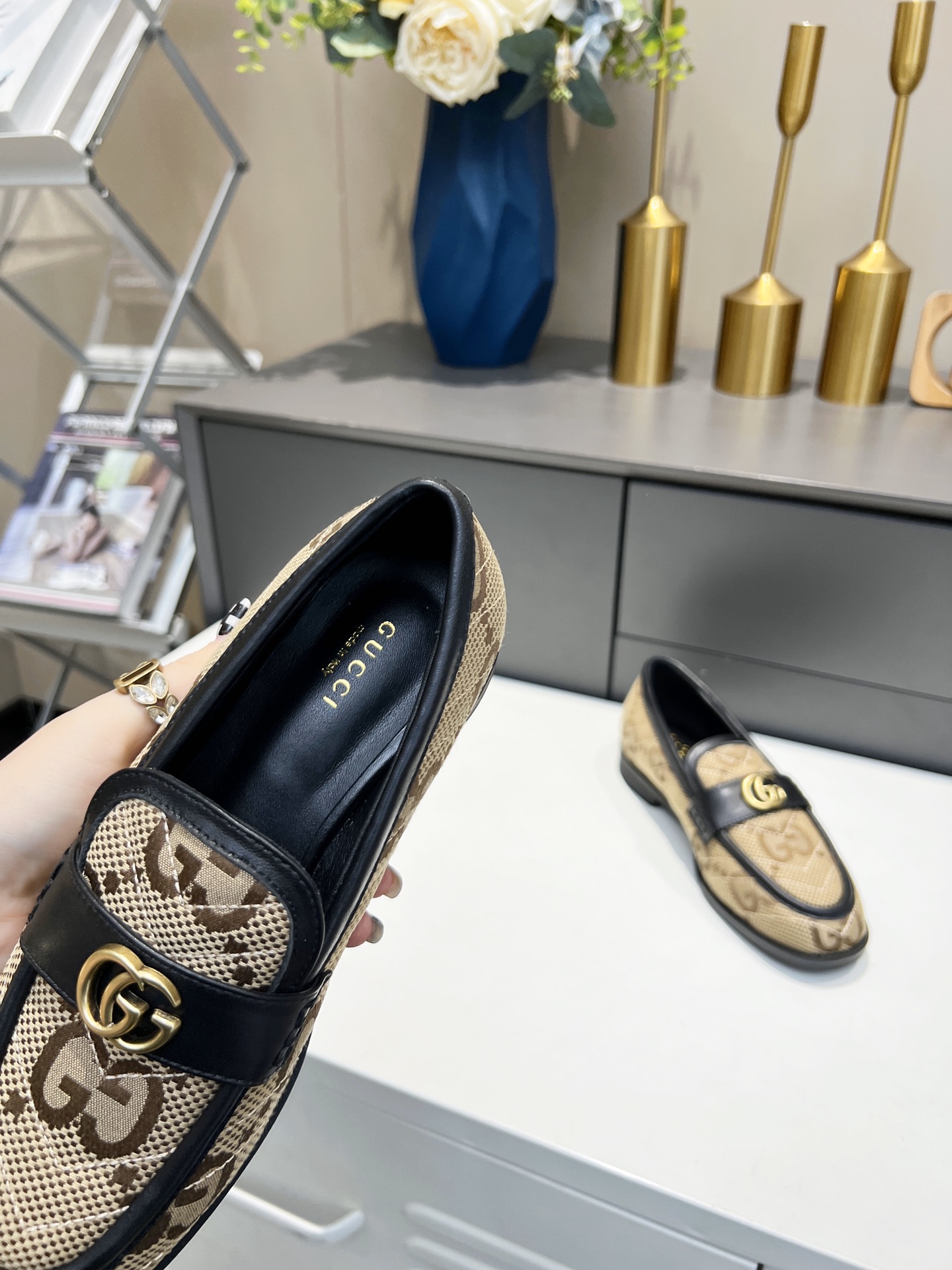 Women G*ucci Top Sneaker