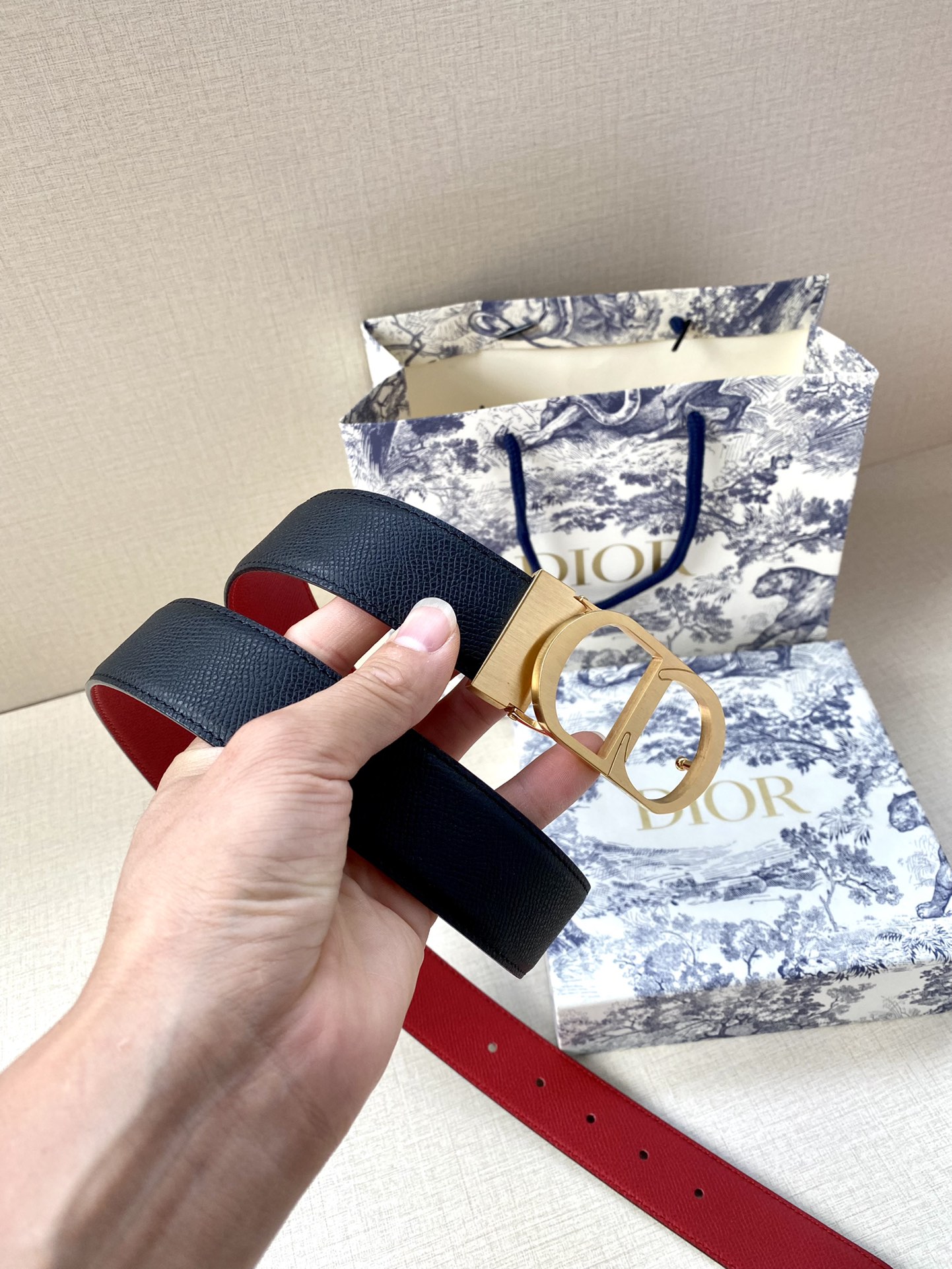 D*ior Belts Top Quality 35MM