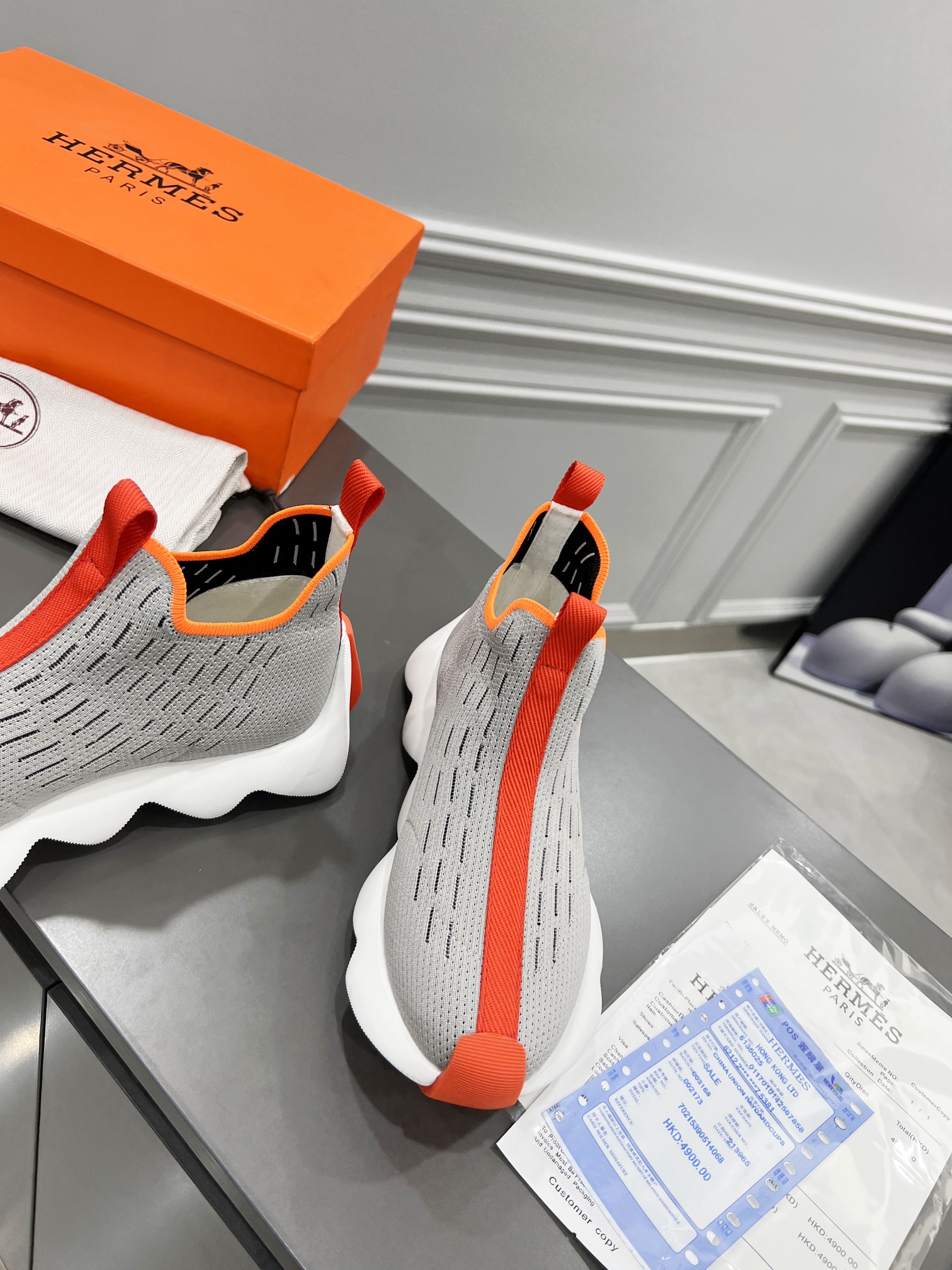 Women H*ermes Top Sneaker