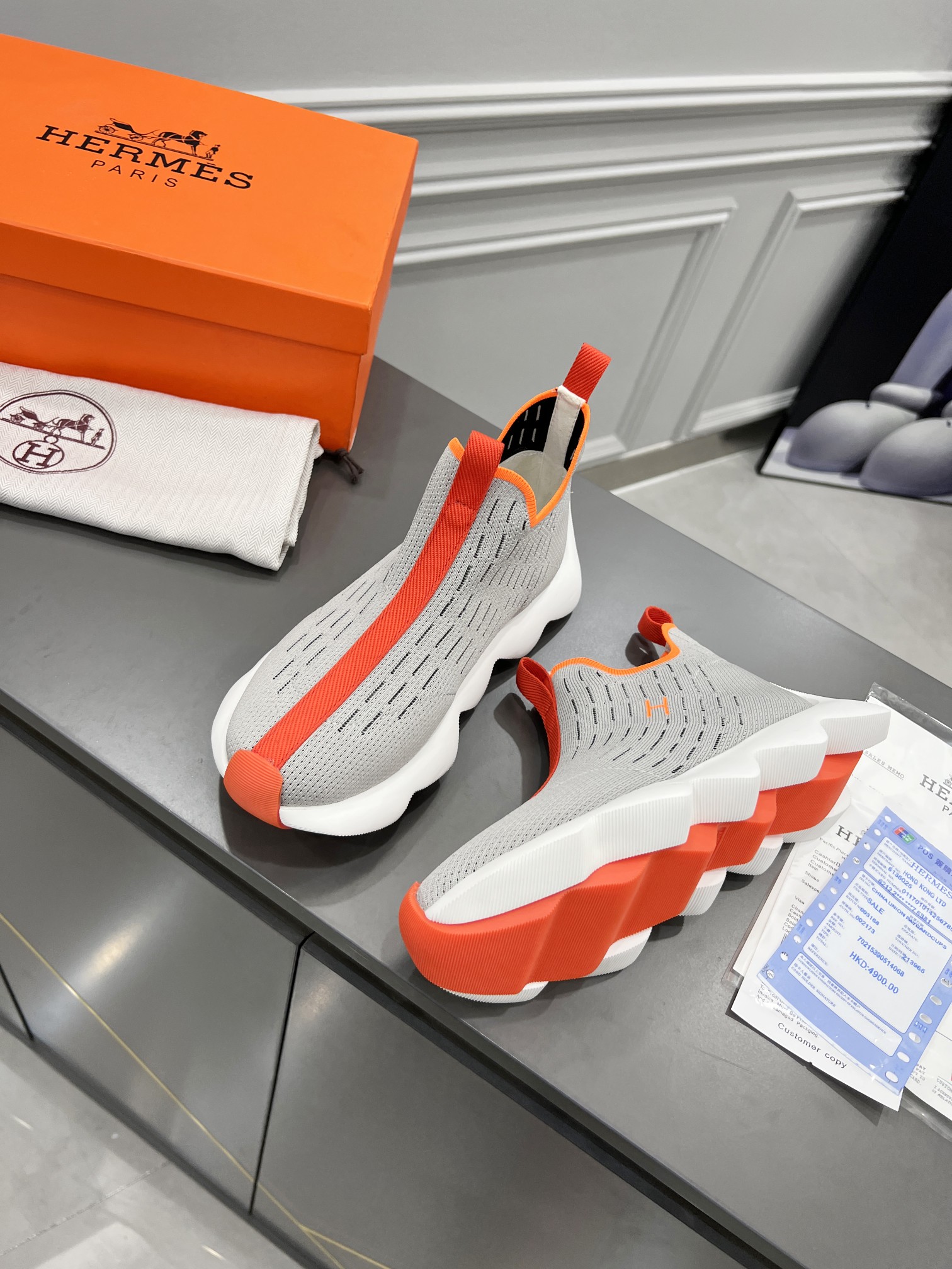 Women H*ermes Top Sneaker