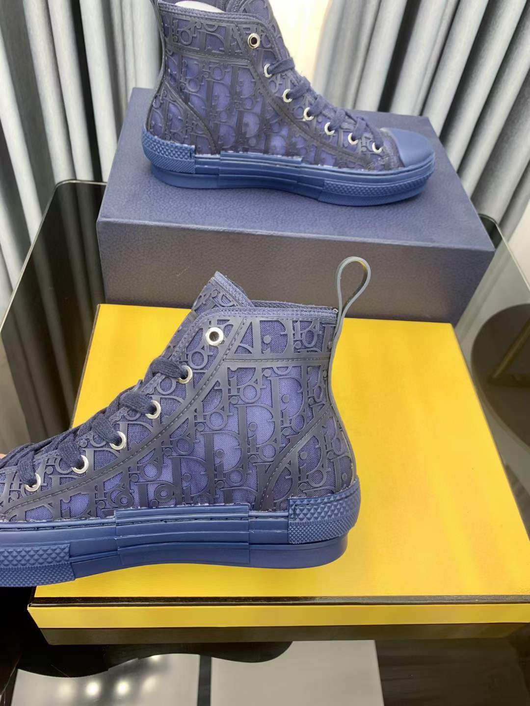 Men Women D*ior Top Sneakers