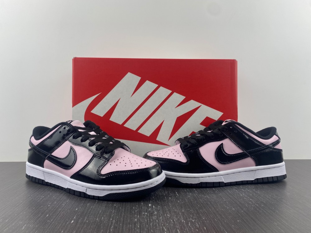 from Nike Dunk Low ESS Pink Black DJ9955-600