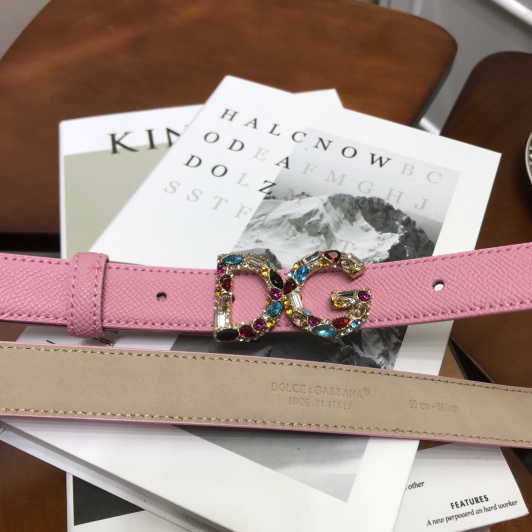 D&G Women Belts 25MM Maikesneakers