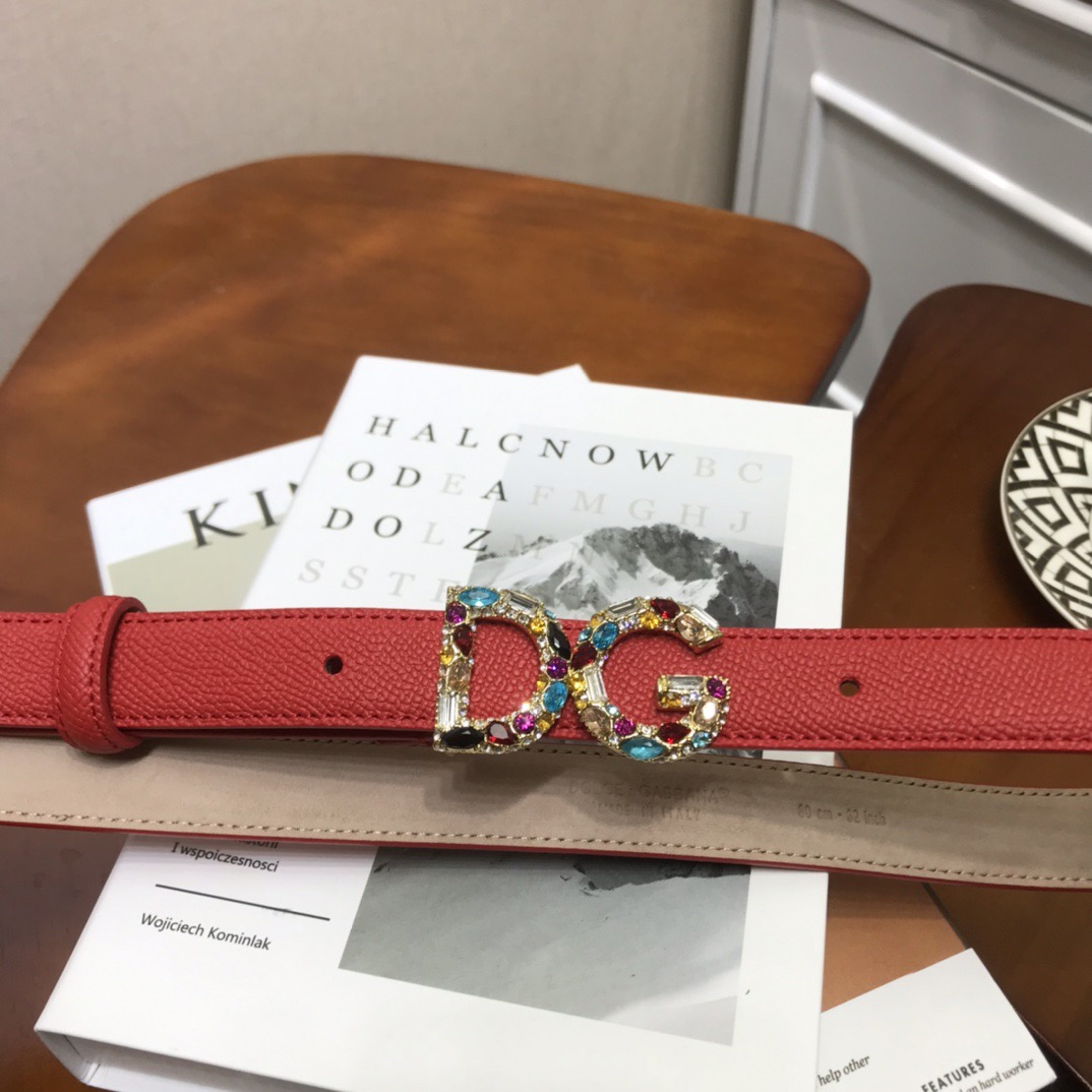 D&G Women Belts 25MM Maikesneakers