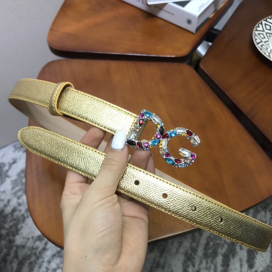 D&G Women Belts 25MM Maikesneakers