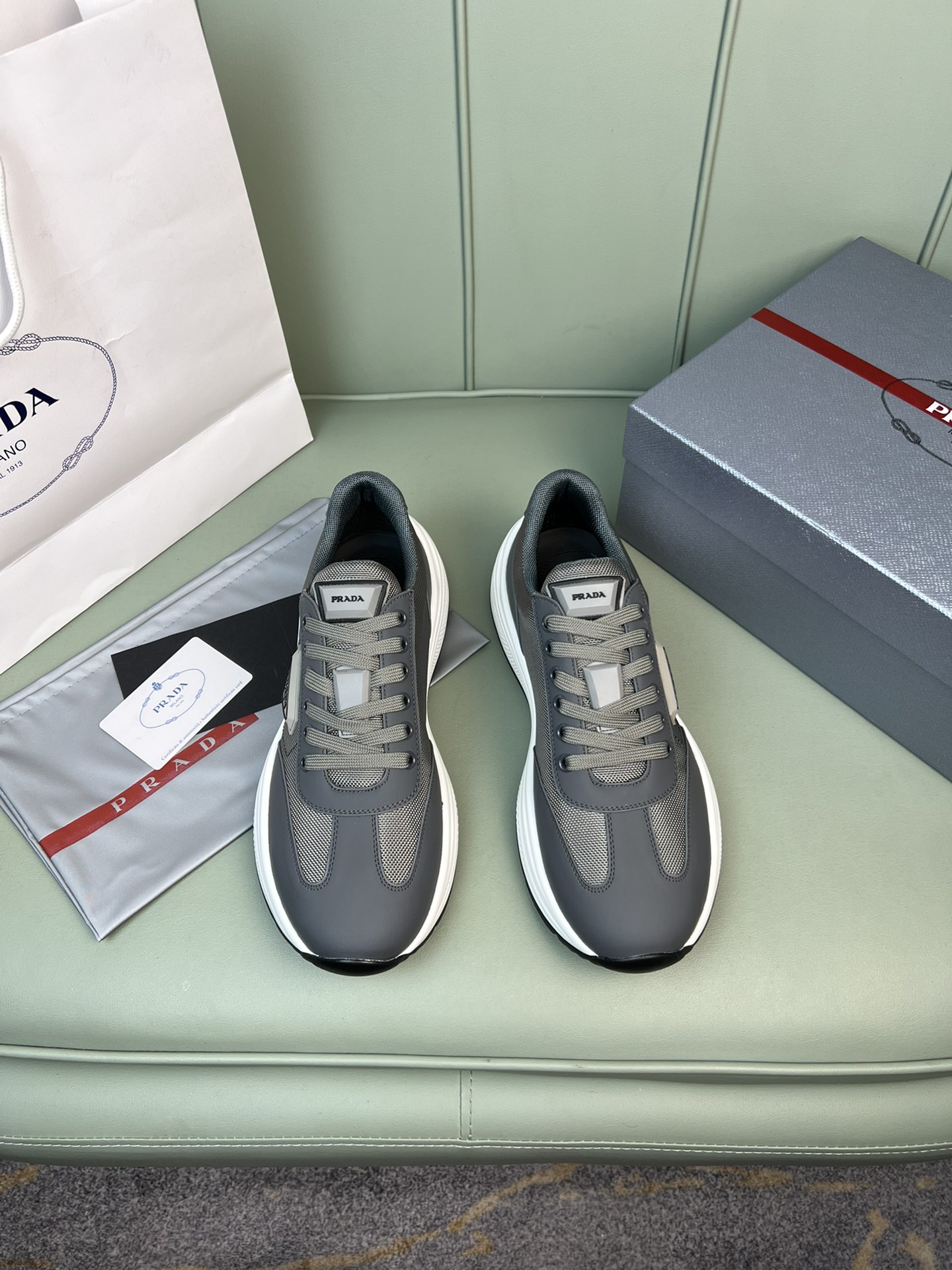 Men P*rada Top Sneaker ( )