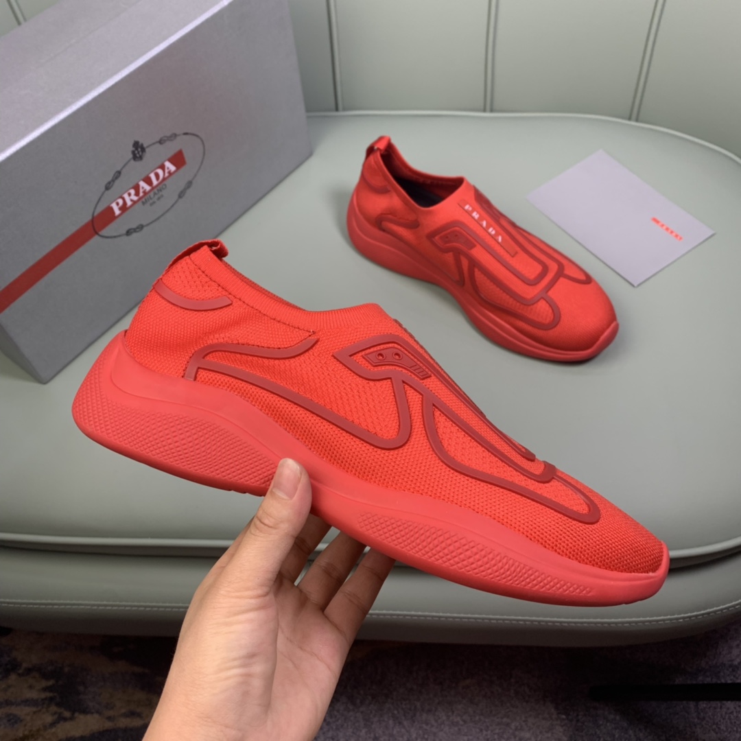 Men P*rada Top Sneaker （ ）