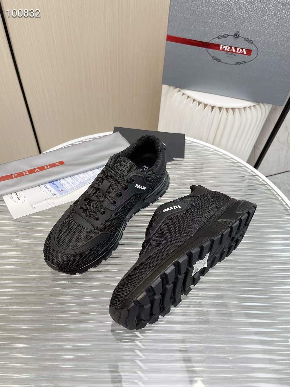 Men P*rada Top Sneaker （ ）