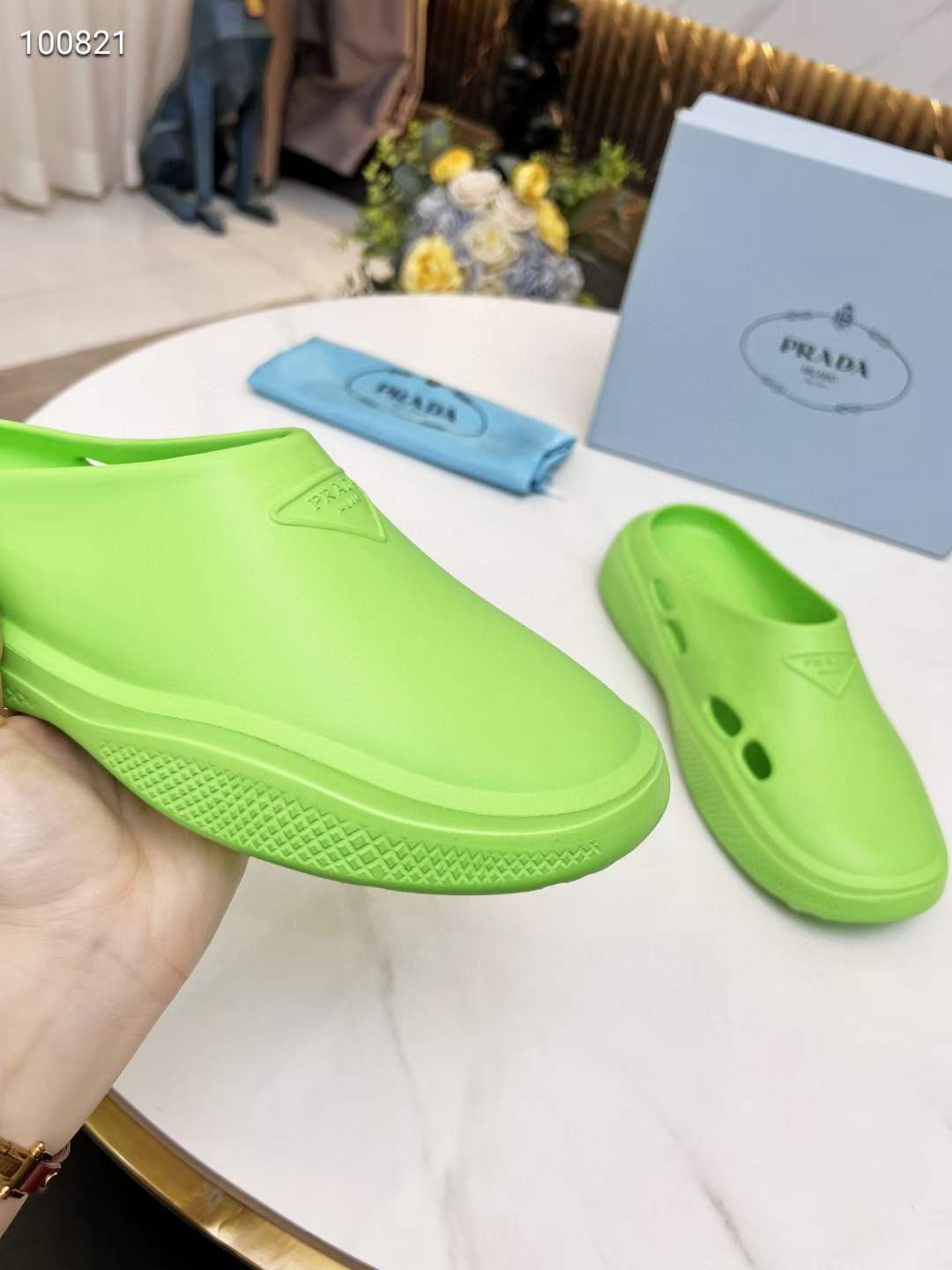 Men Women P*rada Top Slippers （ ）