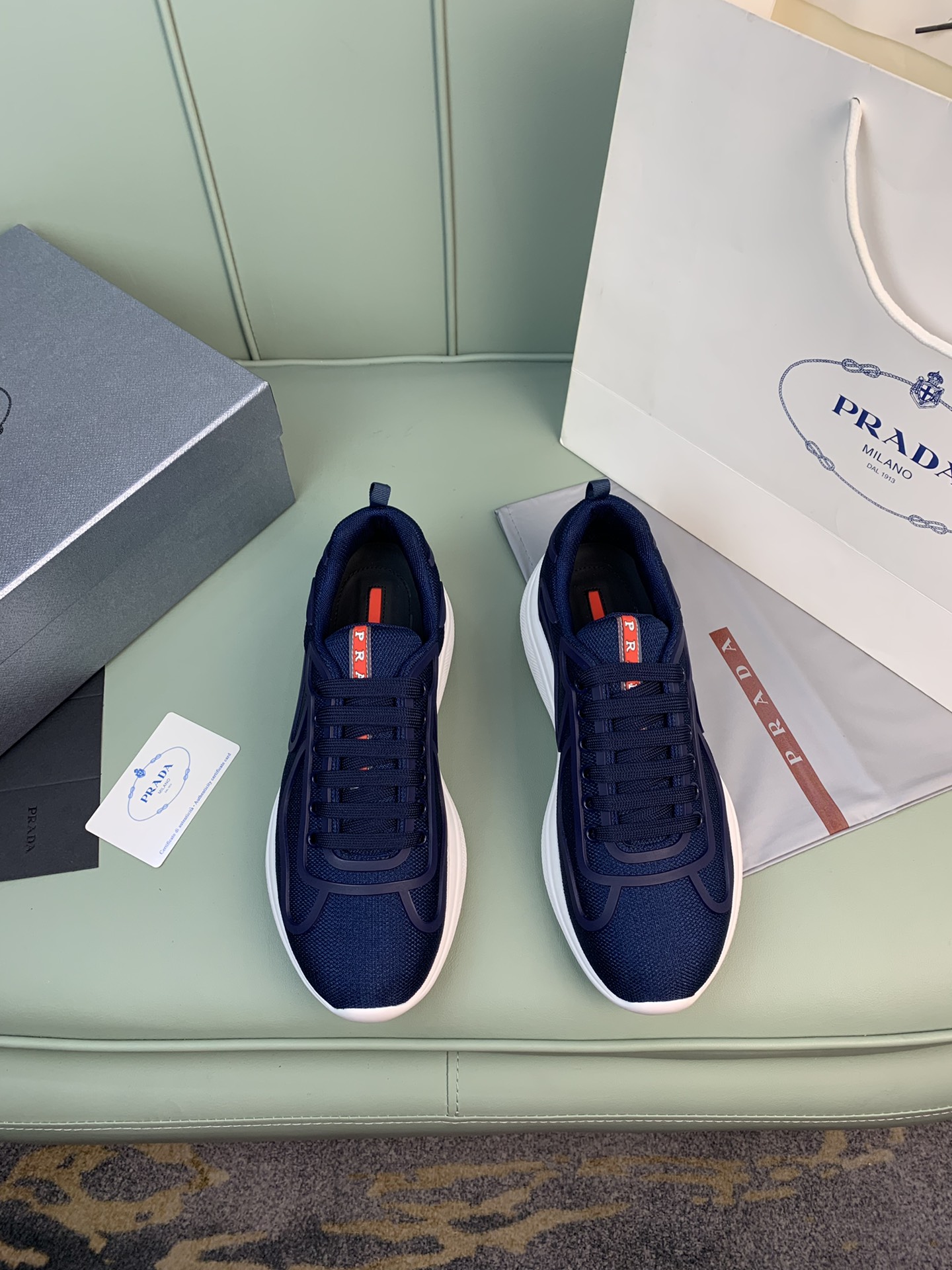 Men P*rada Top Sneaker （ ）