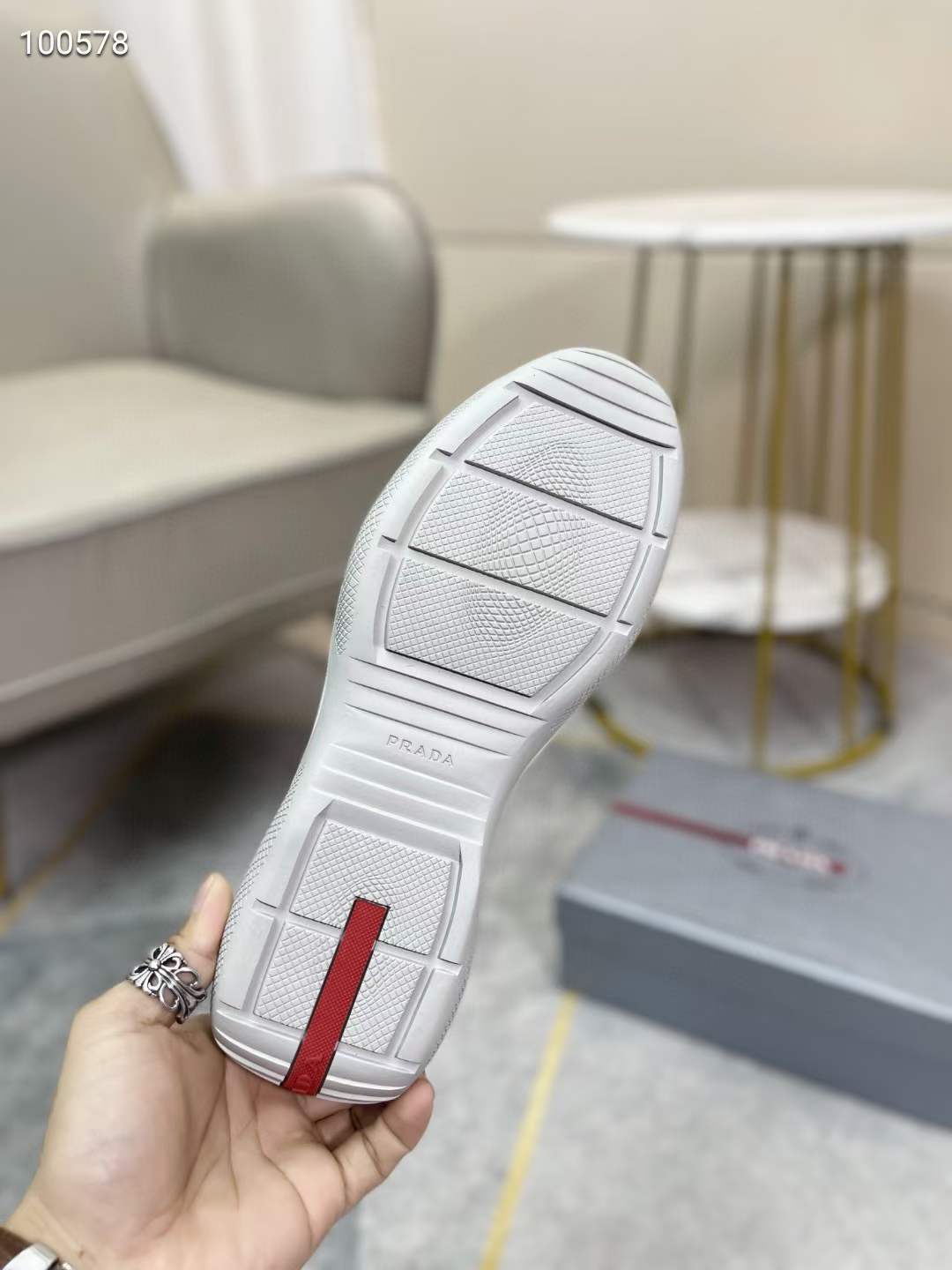 Men P*rada Top Sneaker （ ）