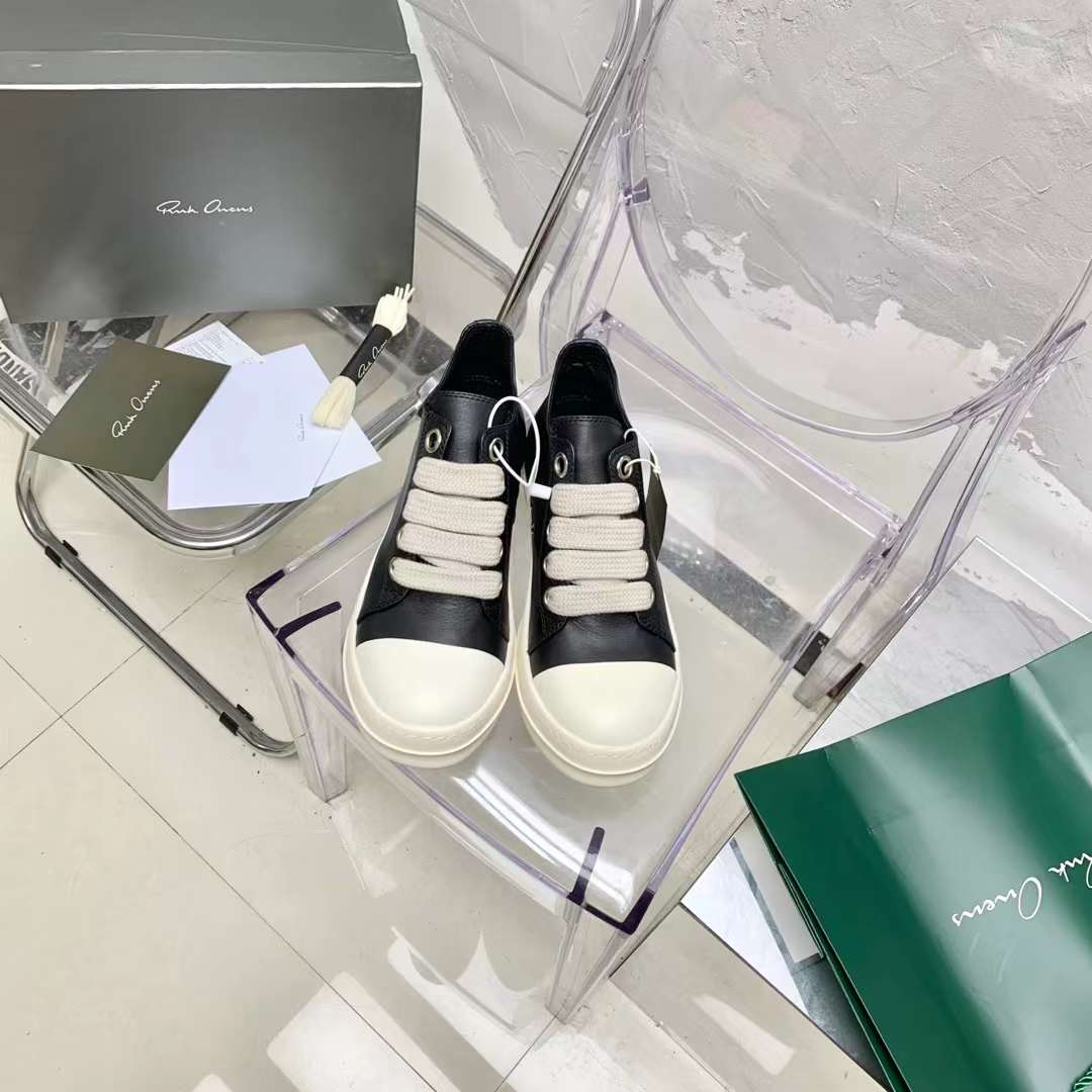 Men Women R*ick O*wens Top Sneaker