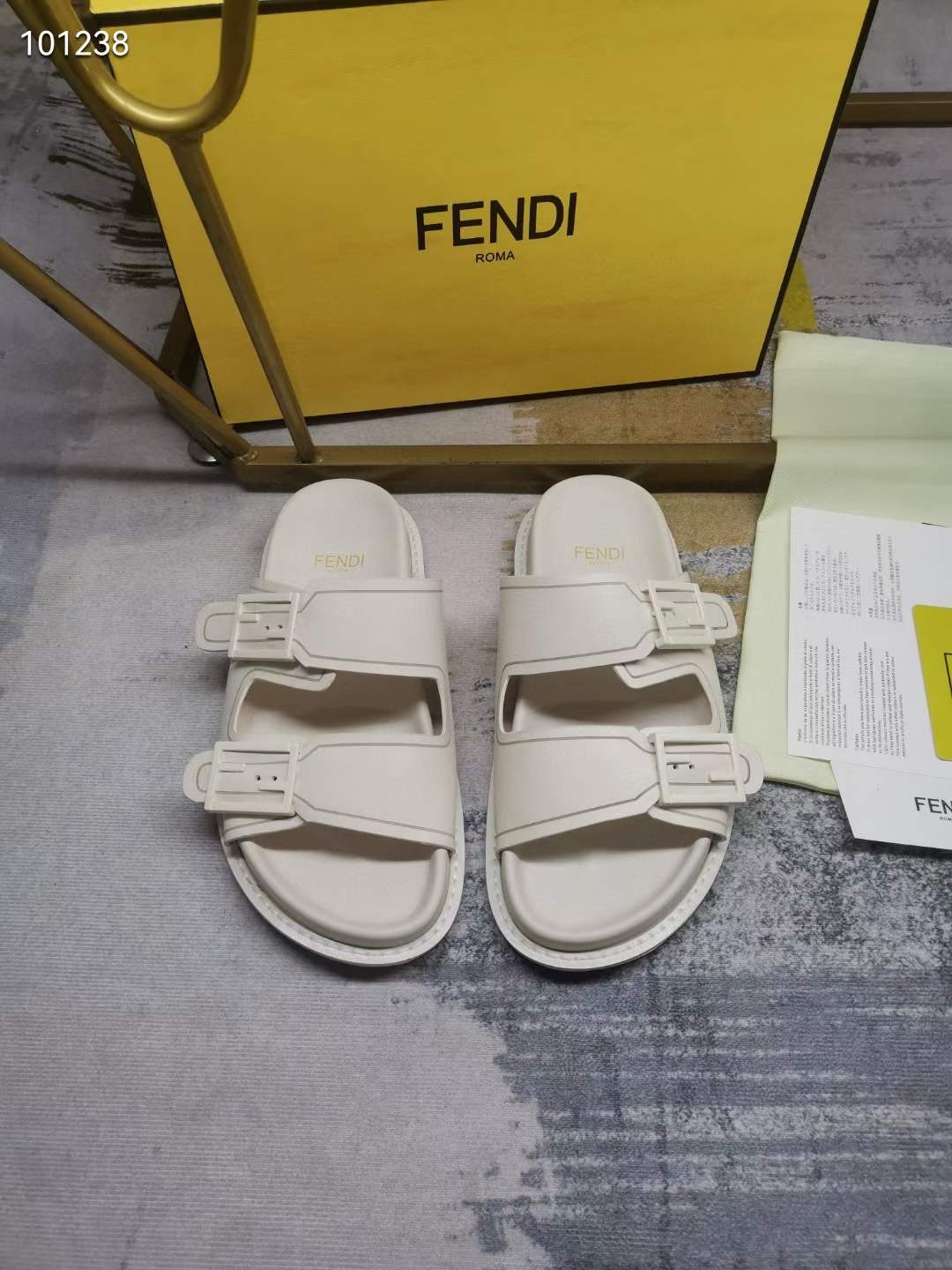 Women Men F*endi Top Sandals （ ）