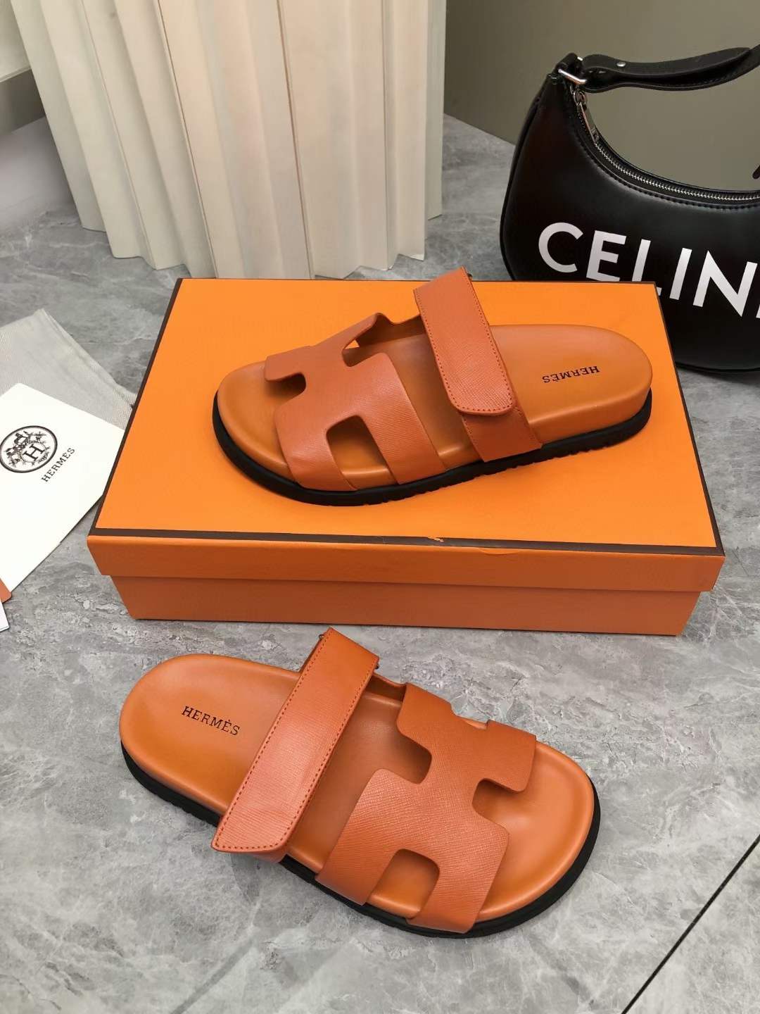 Men Women H*ermes Top Sandals