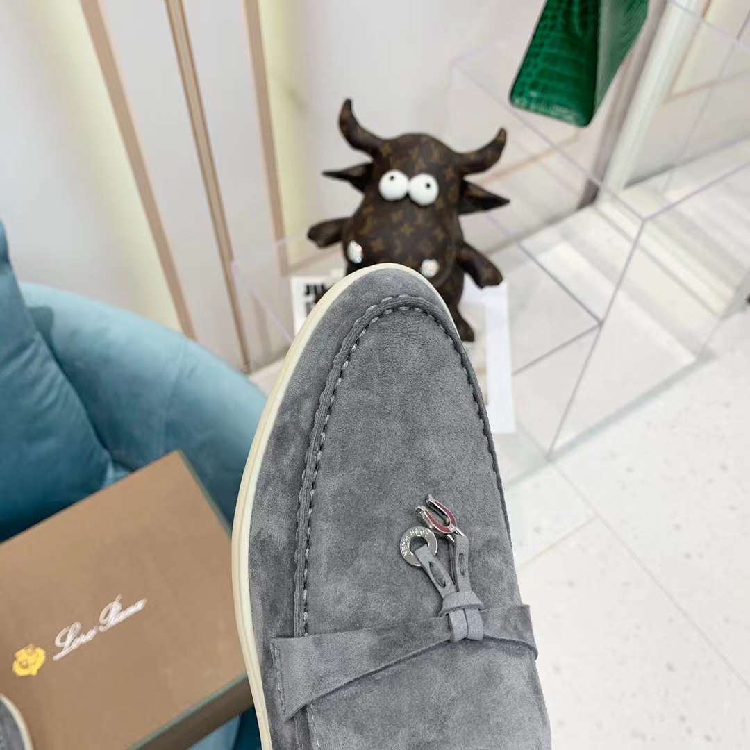 Men Women L*oro P*iana Top Loafer （）