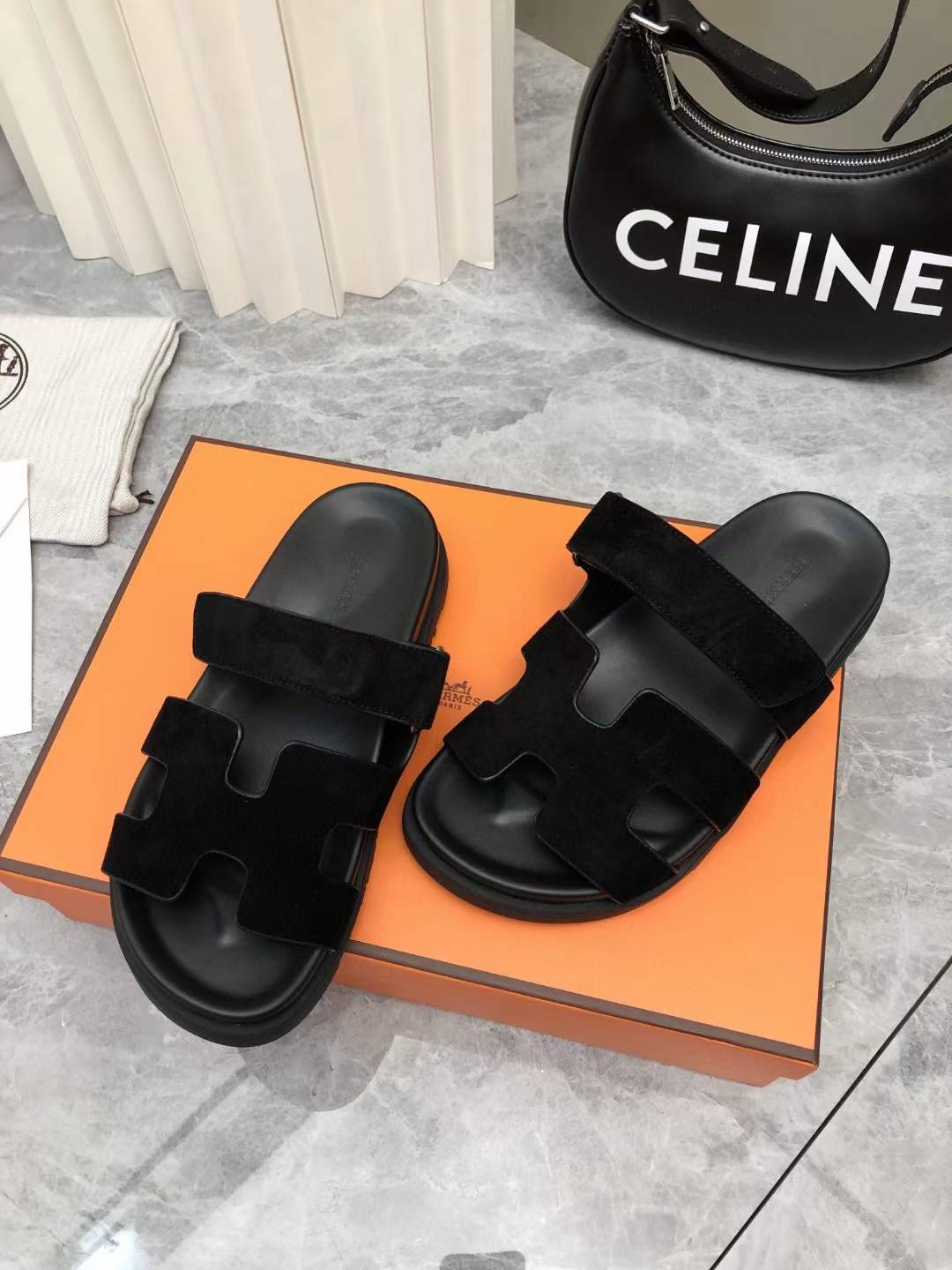 Men Women H*ermes Top Sandals