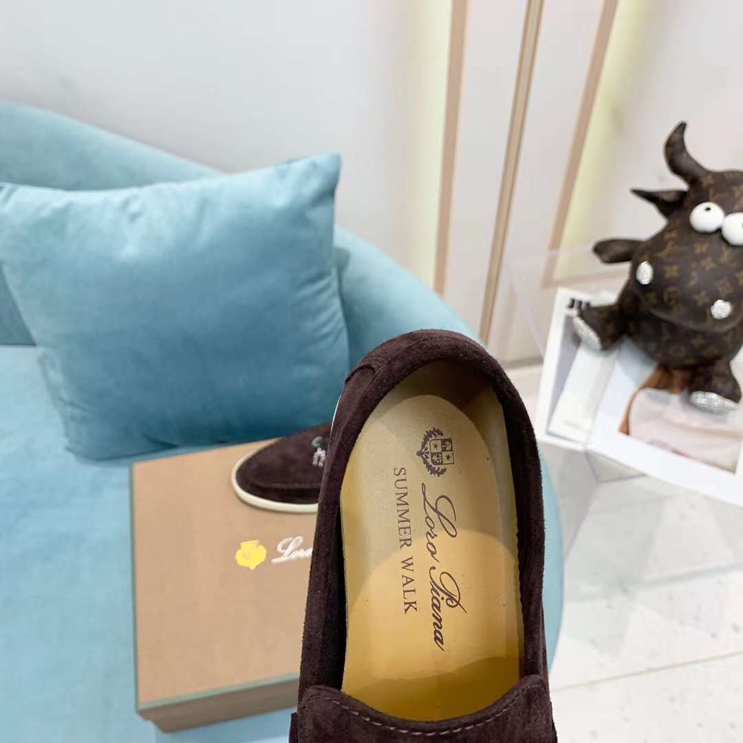 Men Women L*oro P*iana Top Loafer （）