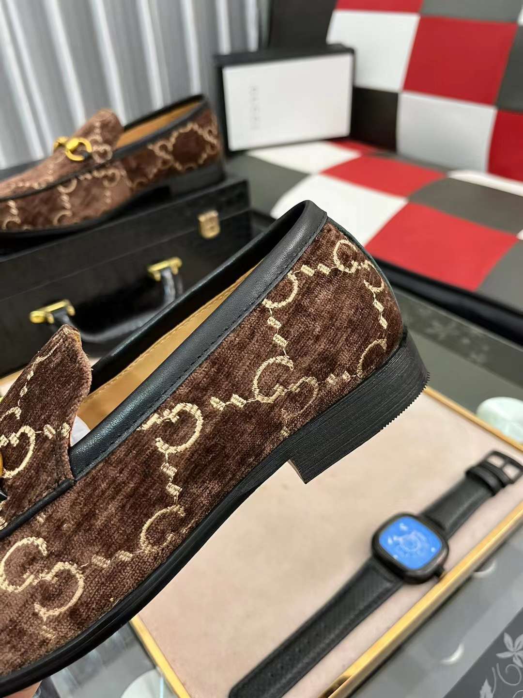 Men G*ucci Top Sneaker