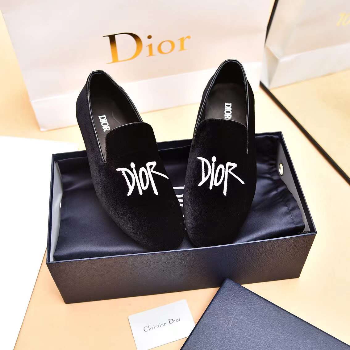 Men D*ior Top Sneaker（）